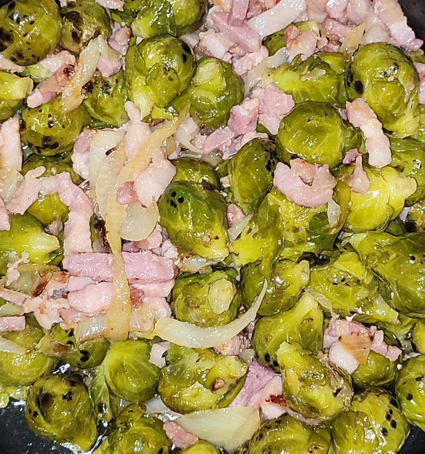 Choux de Bruxelles a la paysanne - Recette Cookeo | Moulinex