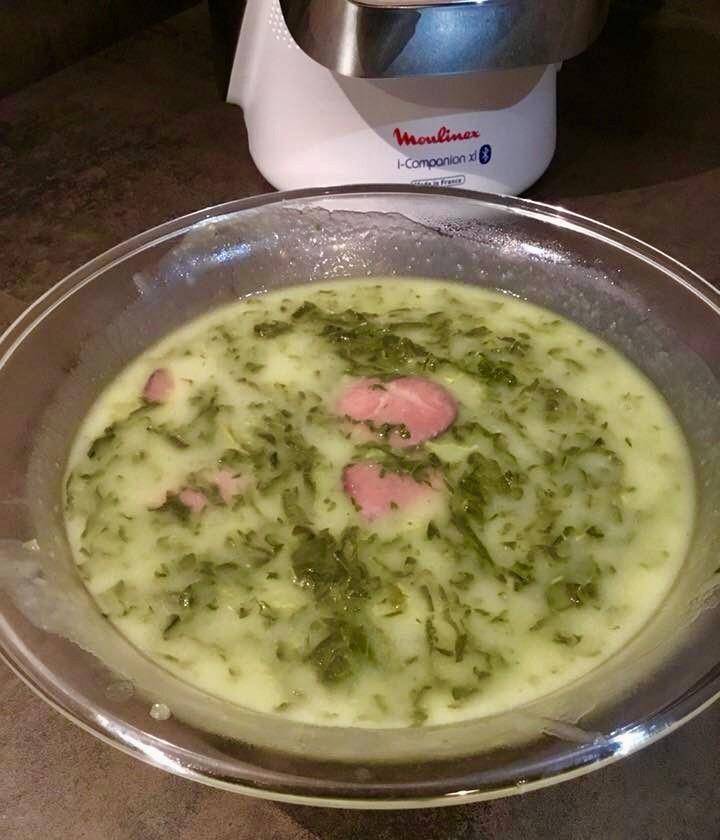 Caldo Verde (Soupe portugaise) - Recette Companion Connect XL | Moulinex