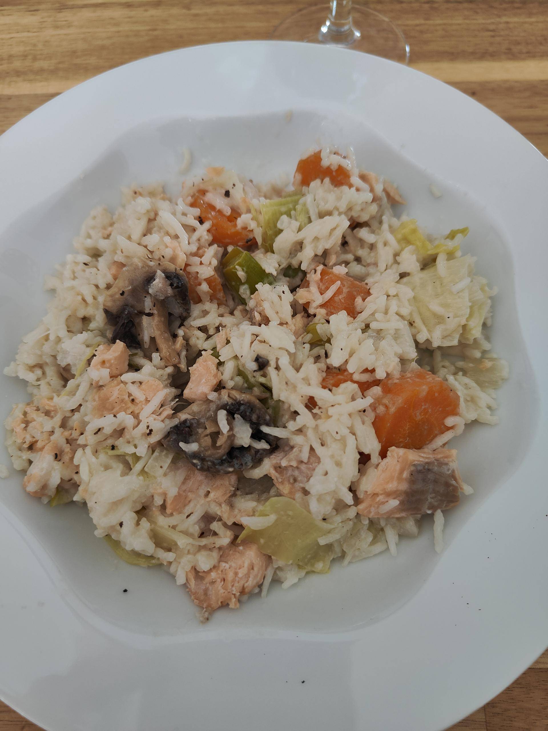 One pot riz et truite façon blanquette - Recette Cookeo | Moulinex