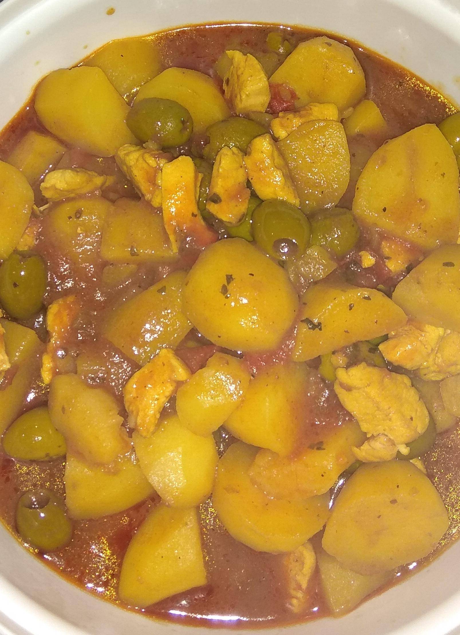 Poulet aux olives et pomme de terre - Recette Cookeo | Moulinex