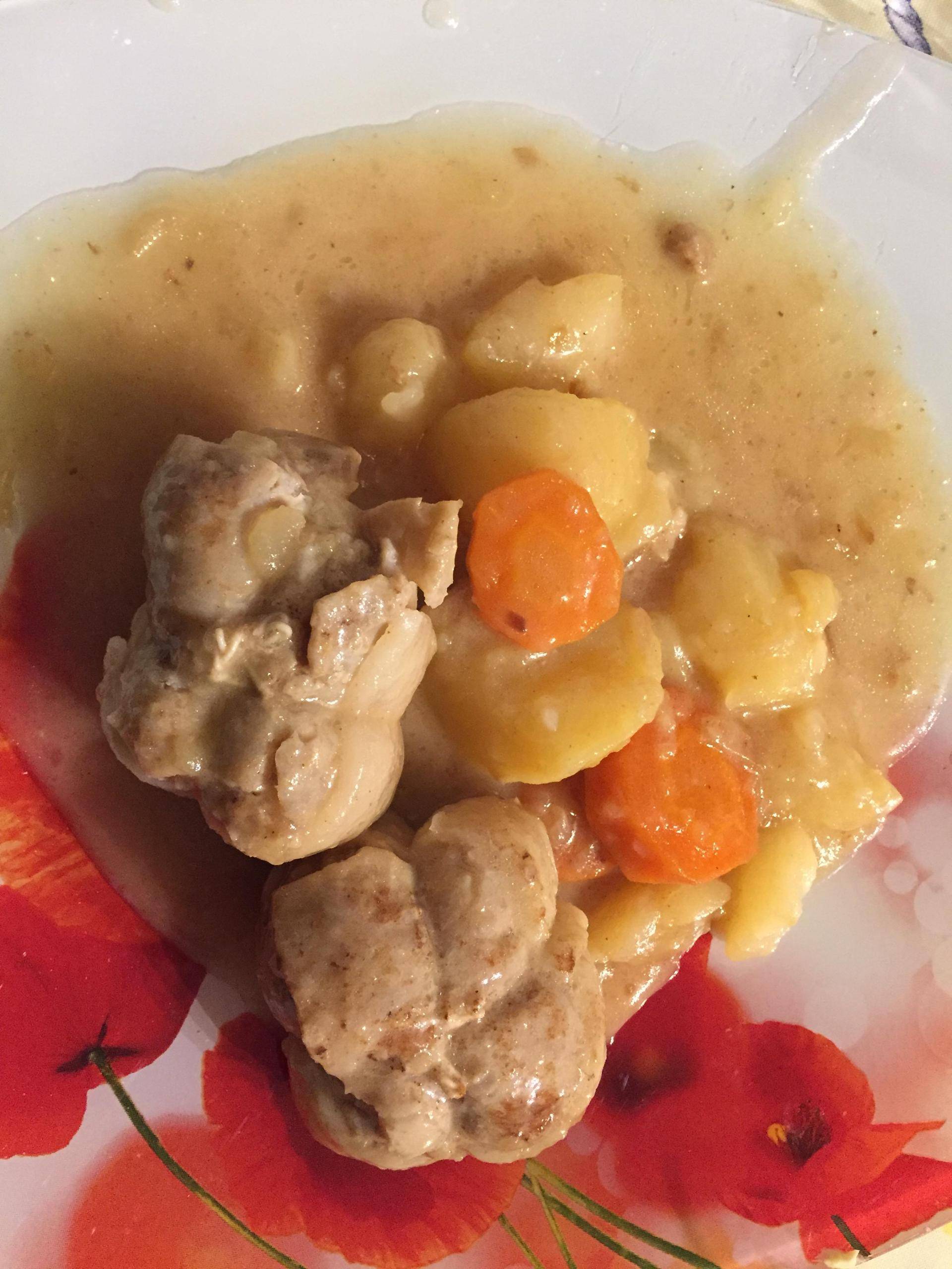 Paupiettes de veau au vin blanc et ses pommes de terre - Recette Cookeo | Moulinex