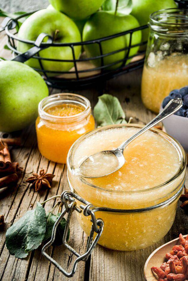 Compote pommes myrtilles aux baies de goji - Recette Soup & Plus | Moulinex