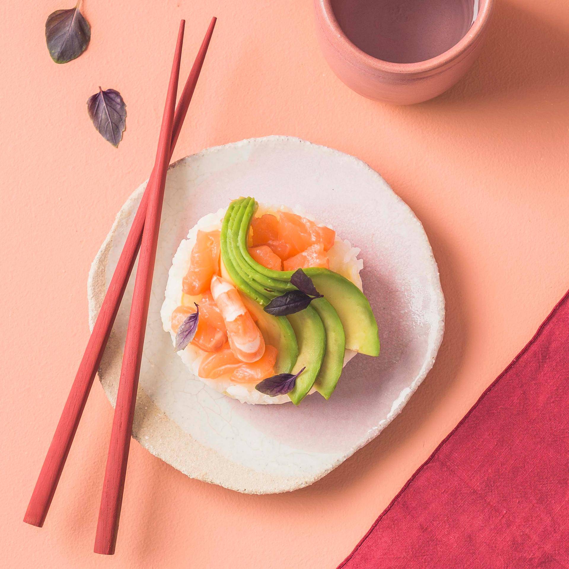 Sushi cake au saumon - Recette Cookeo | Moulinex