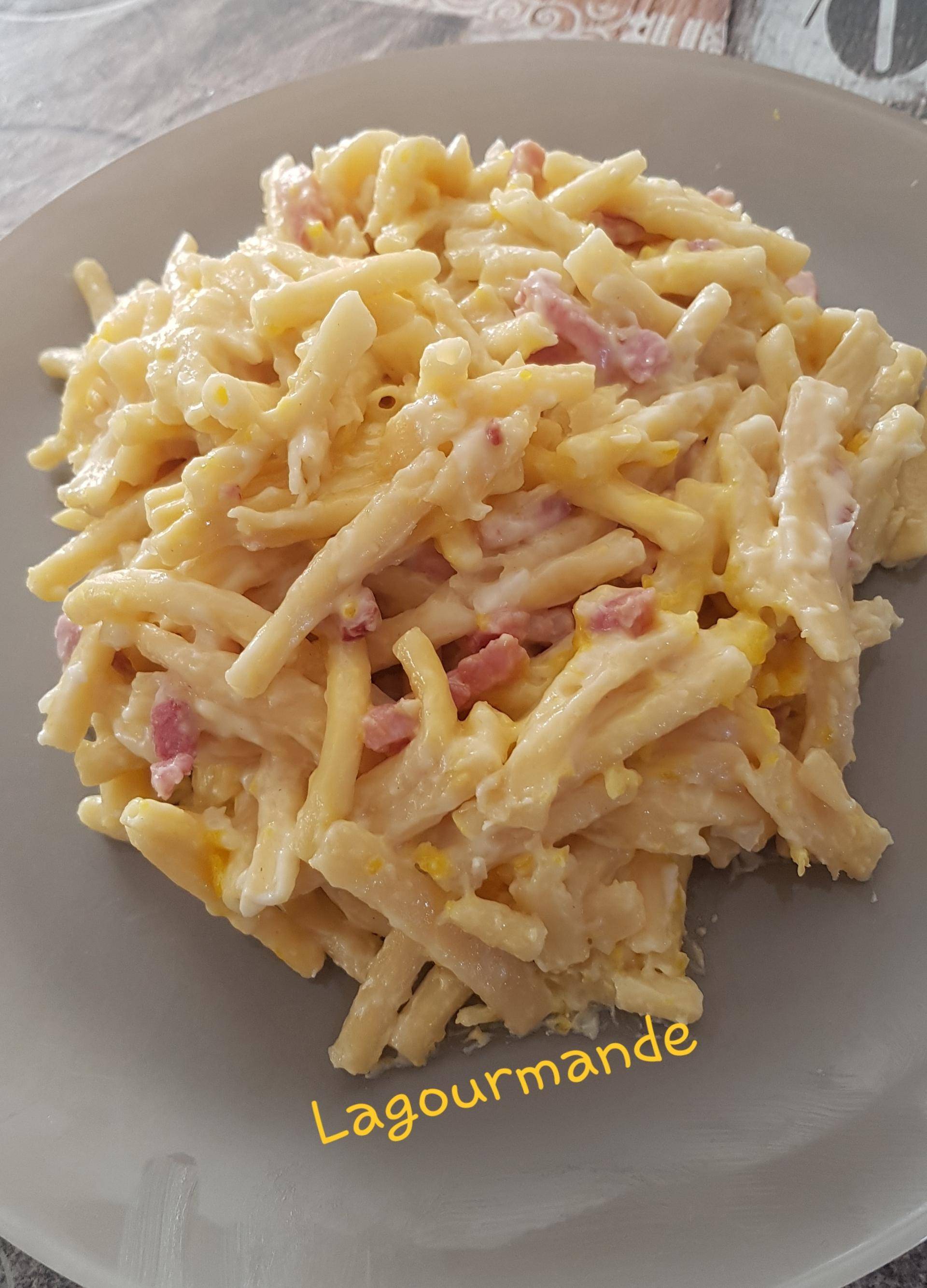Macaroni à la carbonara - Recette Companion Connect XL | Moulinex