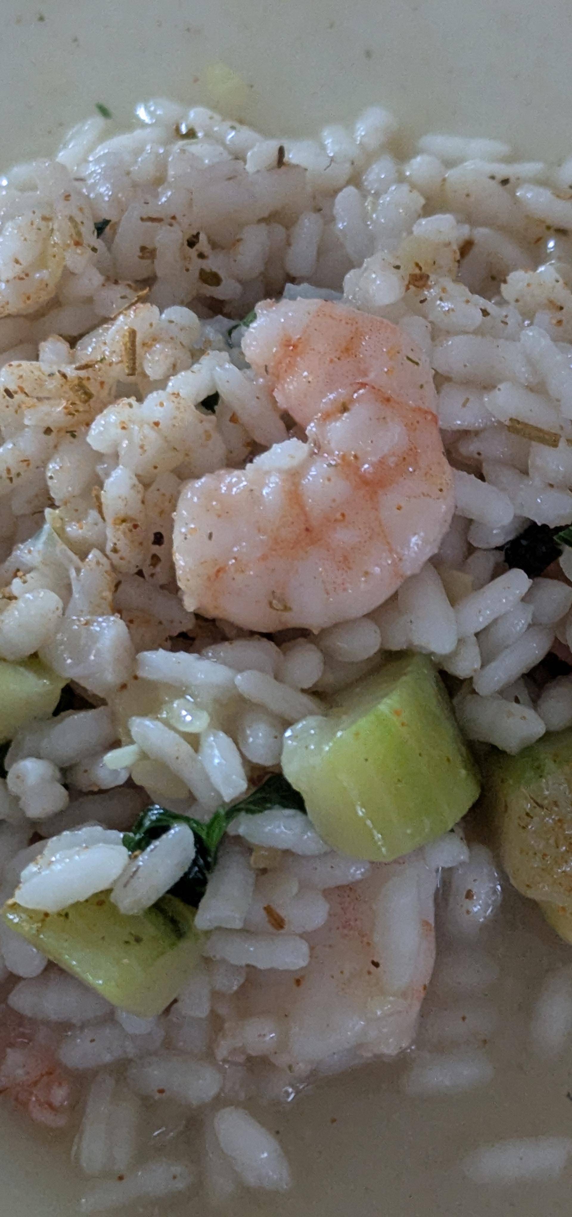 Risotto aux crevettes et courgettes - Recette Cookeo | Moulinex