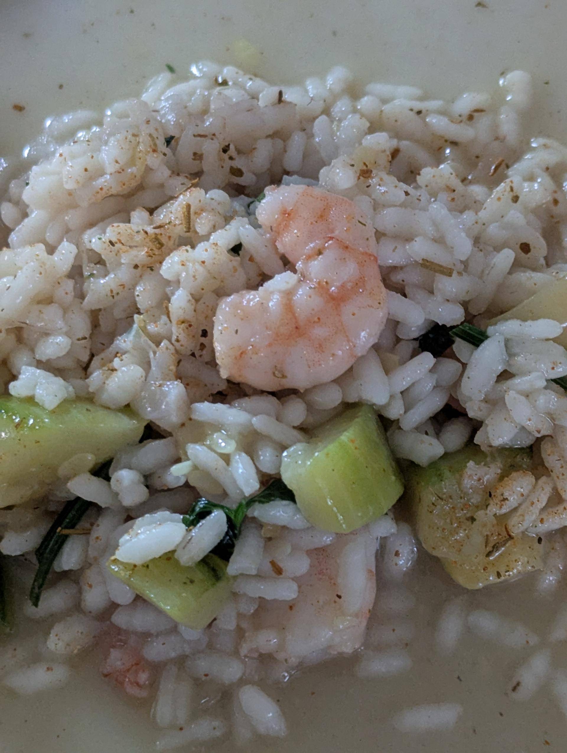 Risotto aux crevettes et courgettes - Recette Cookeo | Moulinex
