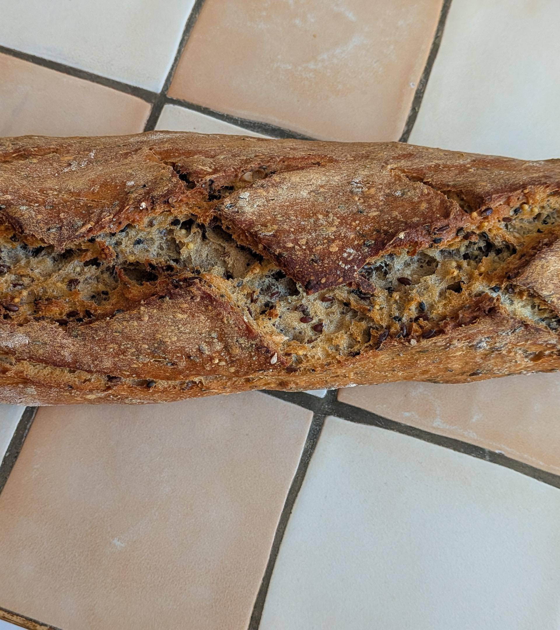 Pain au levain aux graines - Recette Companion Connect XL | Moulinex