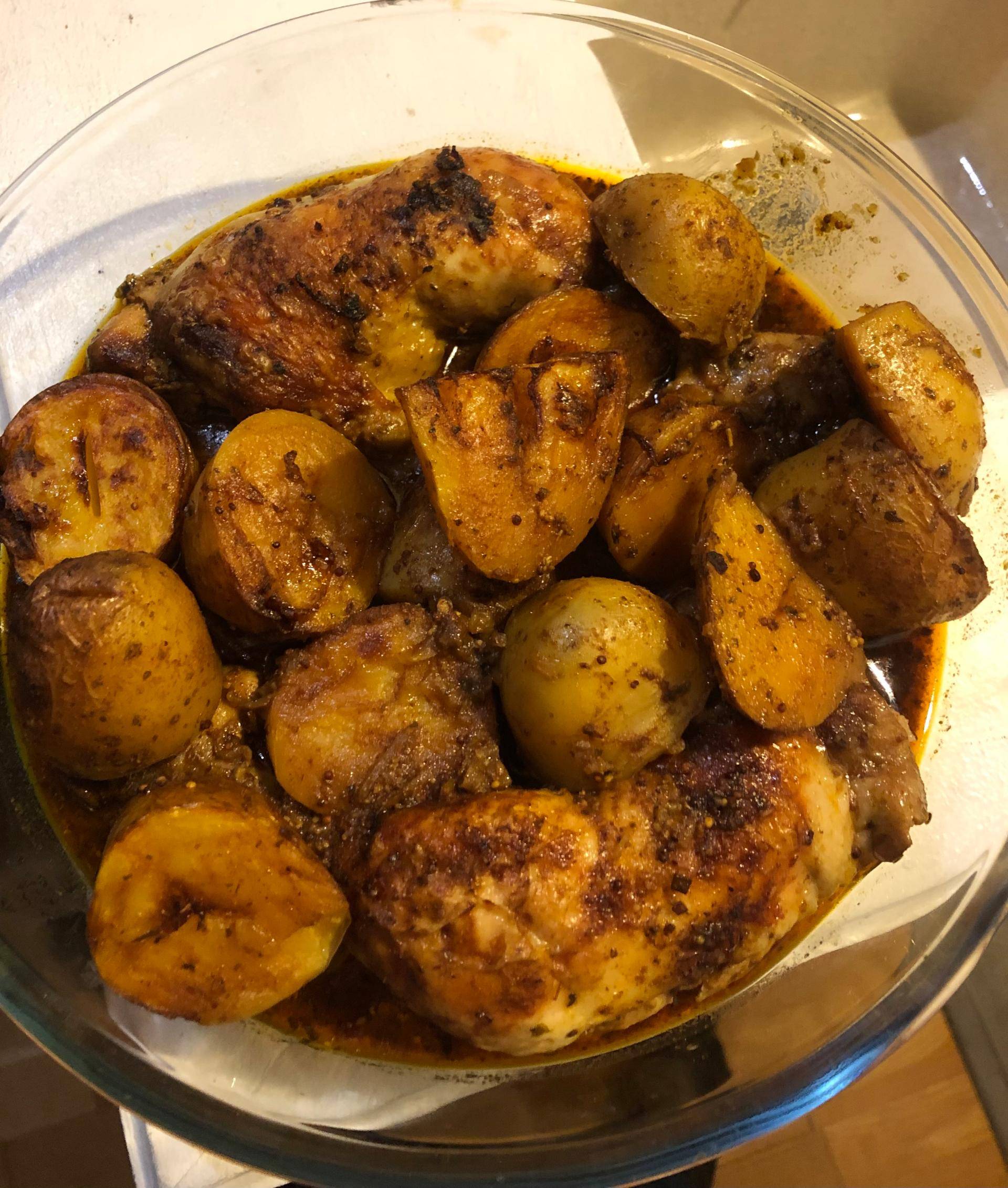 Poulet rôti et pomme de terre - Recette Cookeo | Moulinex