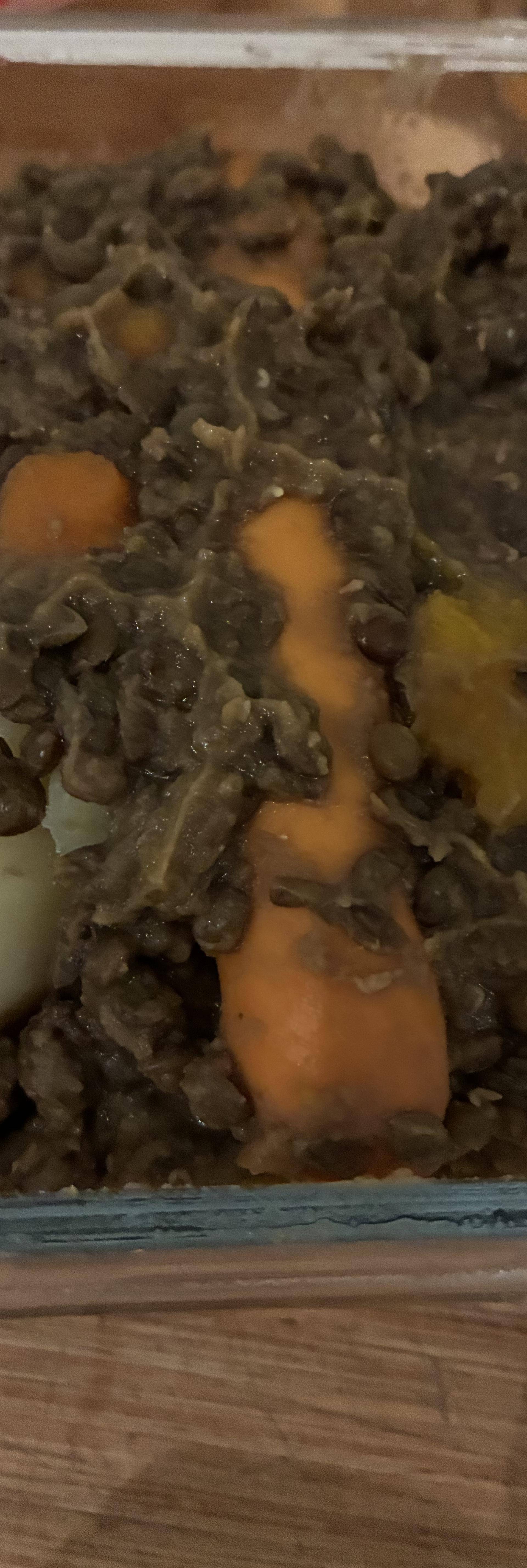Lentille saucisse lardon carottes - Recette Companion Connect XL | Moulinex