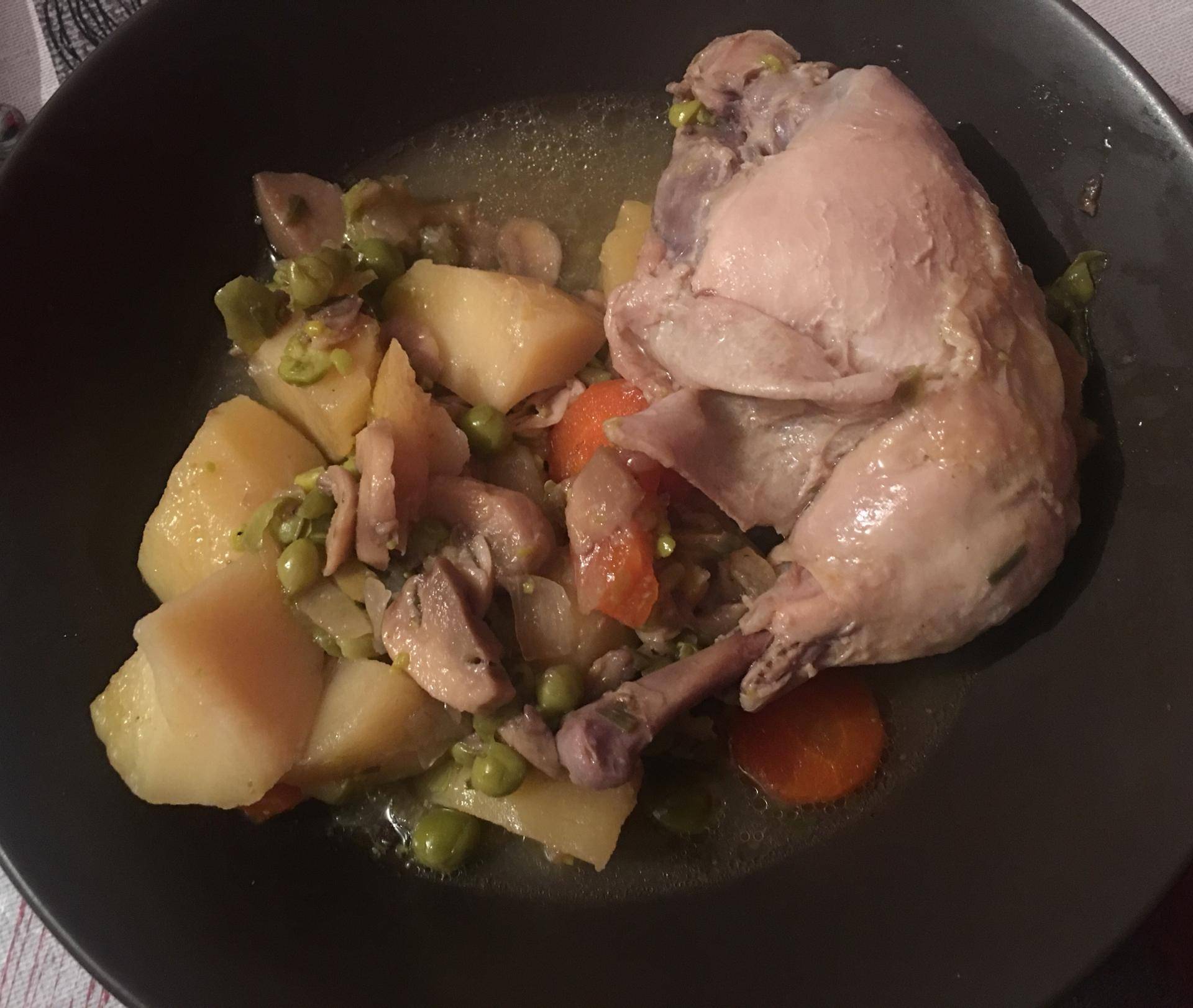 Cuisse de poulet au citron et légumes - Recette Cookeo | Moulinex