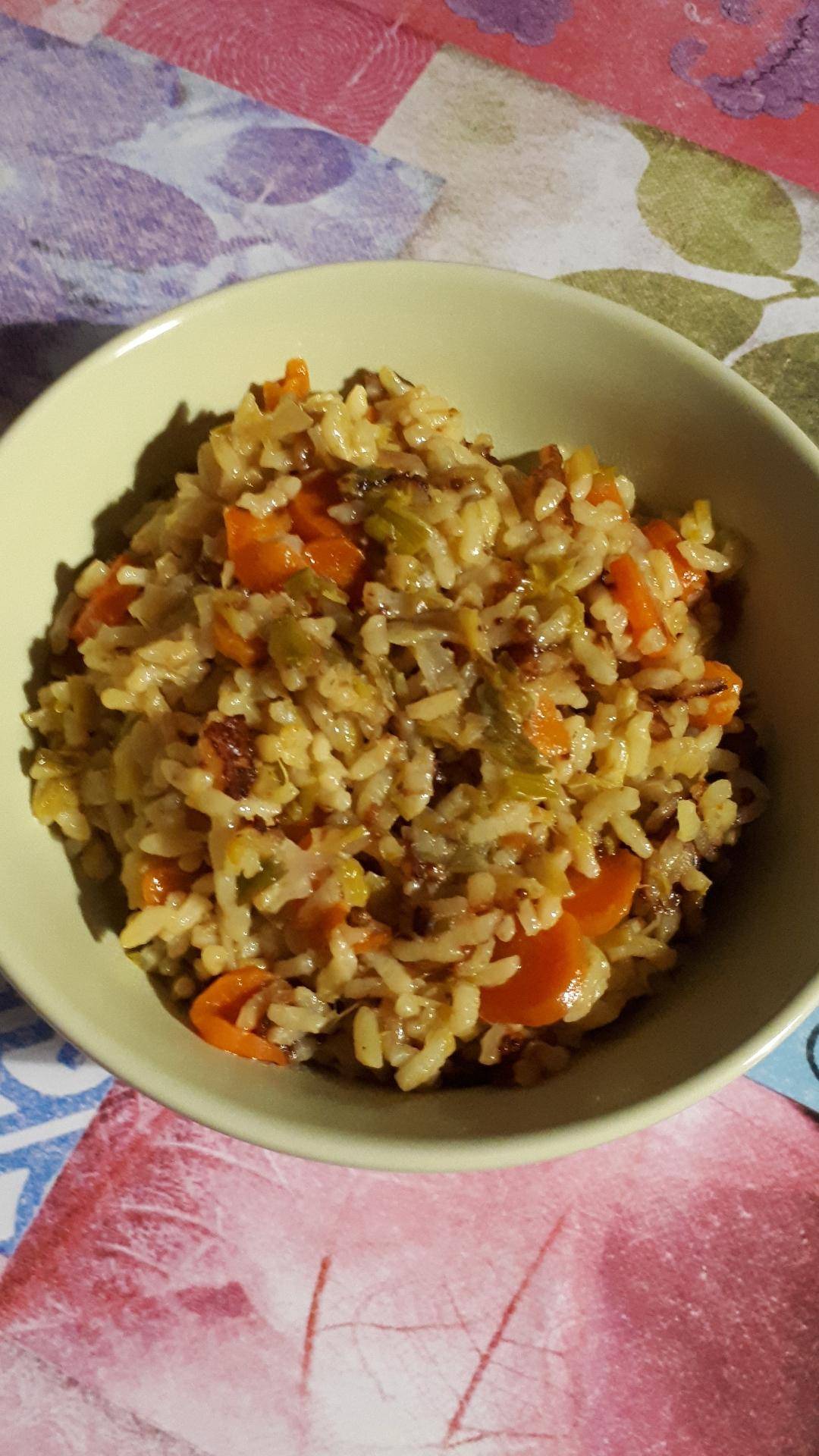 Risotto aux poireaux et carottes - Recette Cookeo | Moulinex
