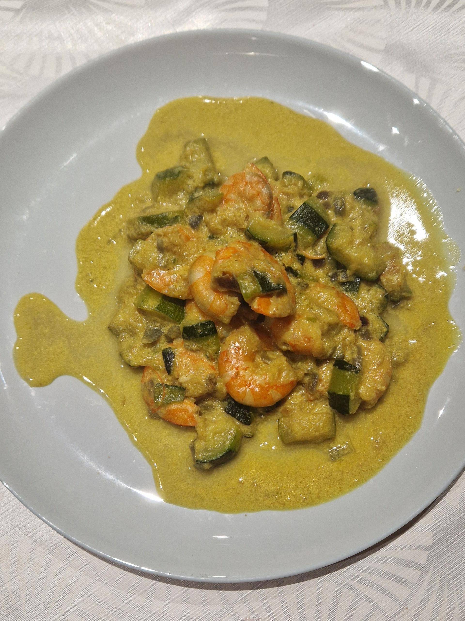 Crevettes au curry, courgettes - Recette Cookeo V3 | Moulinex