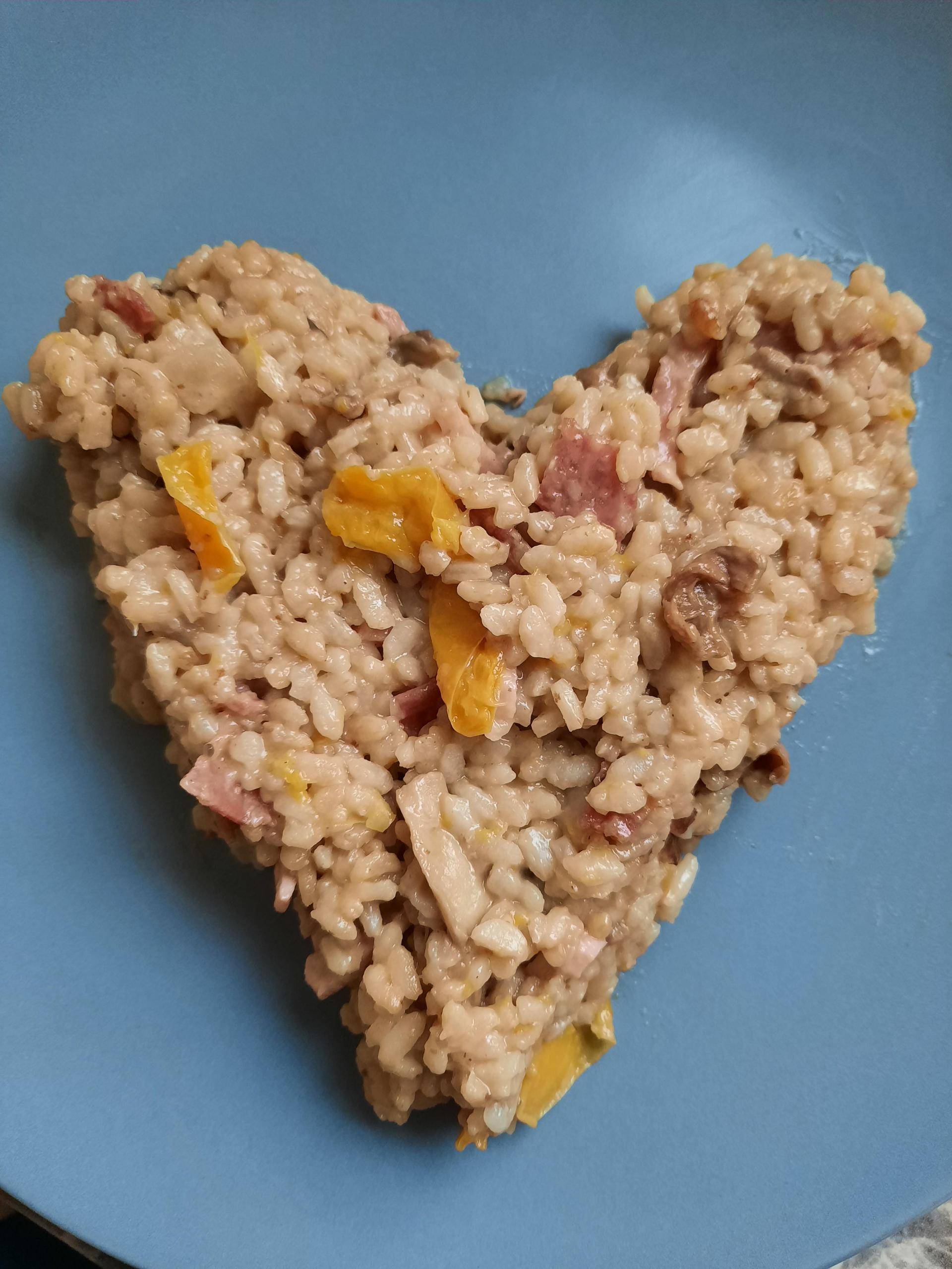 Risotto au poivron, champignons et jambon - Recette Cookeo | Moulinex