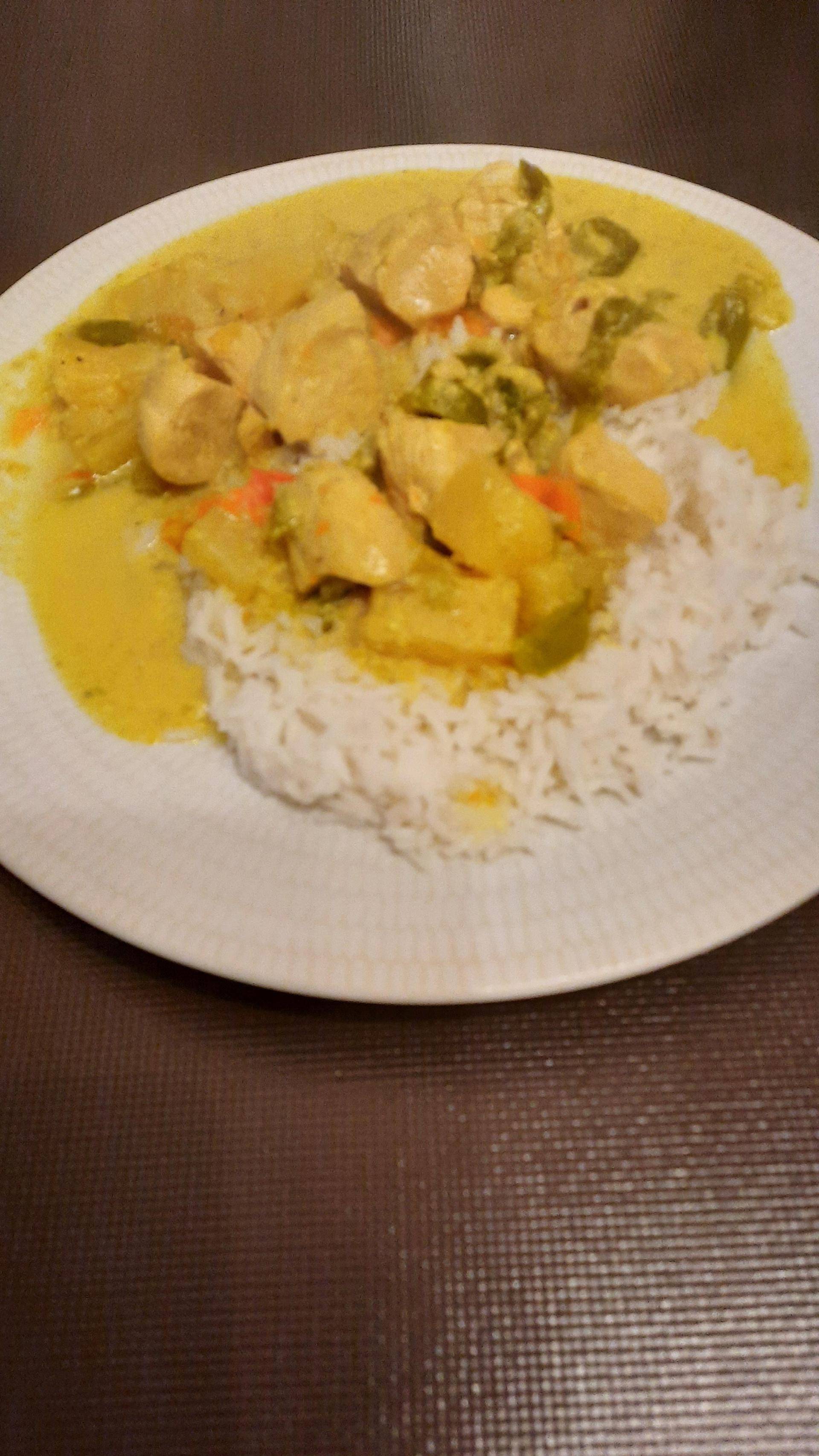 Émincé de poulet ananas coco - Recette Cookeo | Moulinex
