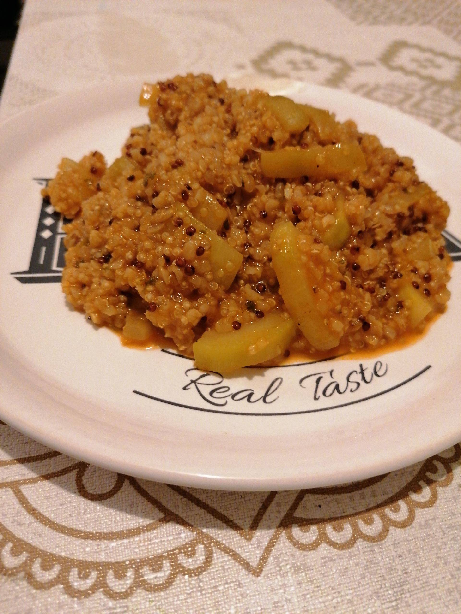 Quinoa façon risotto courgette tomate - Recette Cookeo | Moulinex