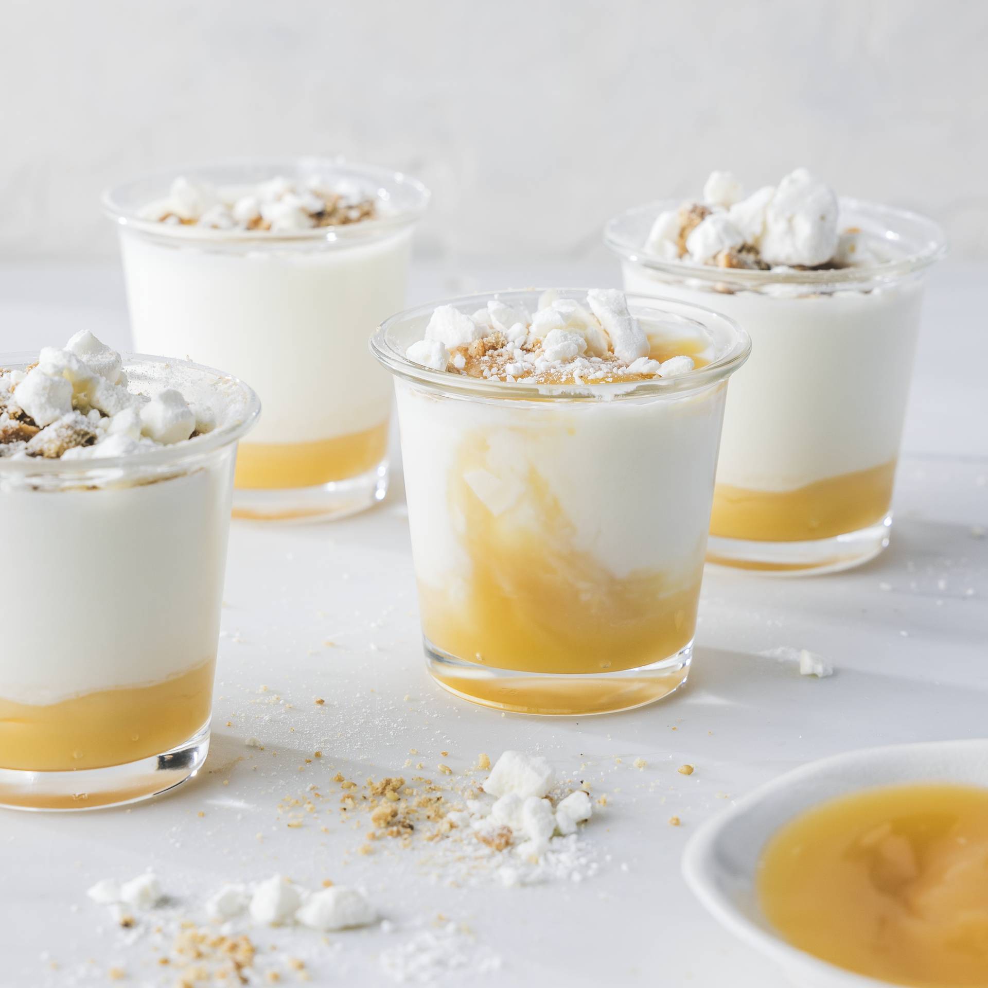 Yoghurt in de stijl van een citroentaart - Recette Easy fry Silence XL / Essential XL | Moulinex