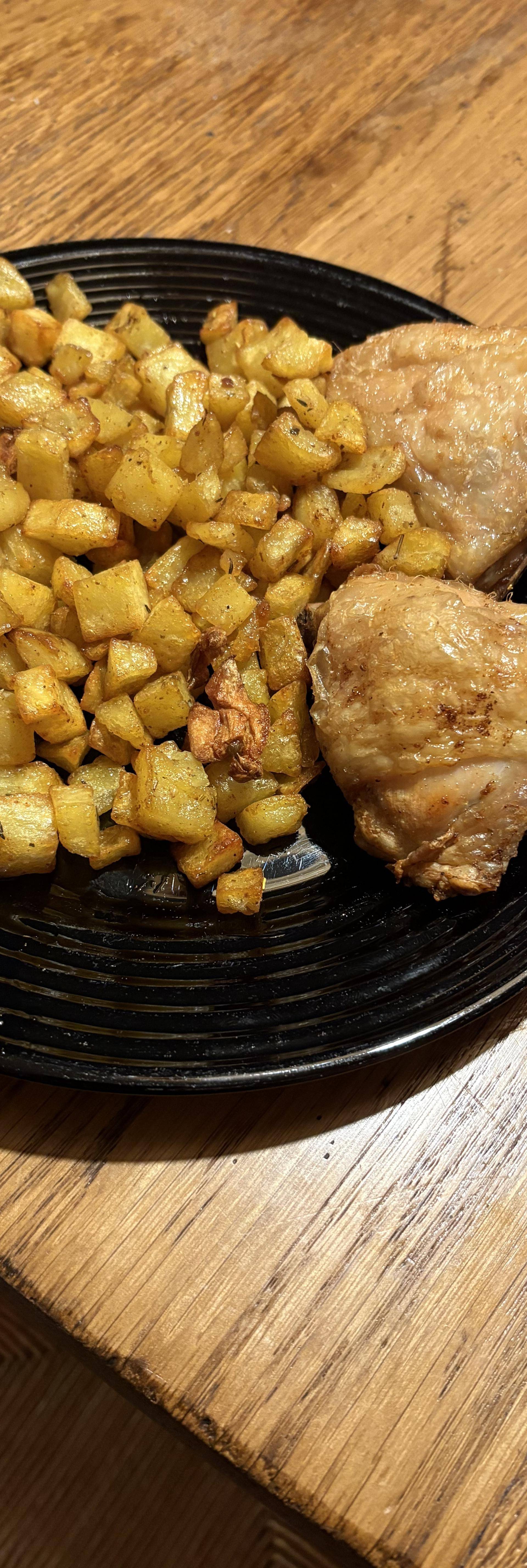 One pot poulet rôtis frites - Recette Cookeo Infinity Autostir | Moulinex