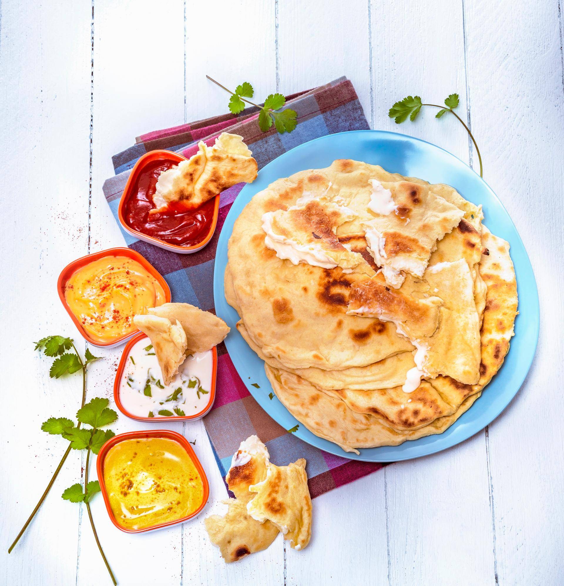 Cheese naan au fromage fondu - Recette Companion | Moulinex