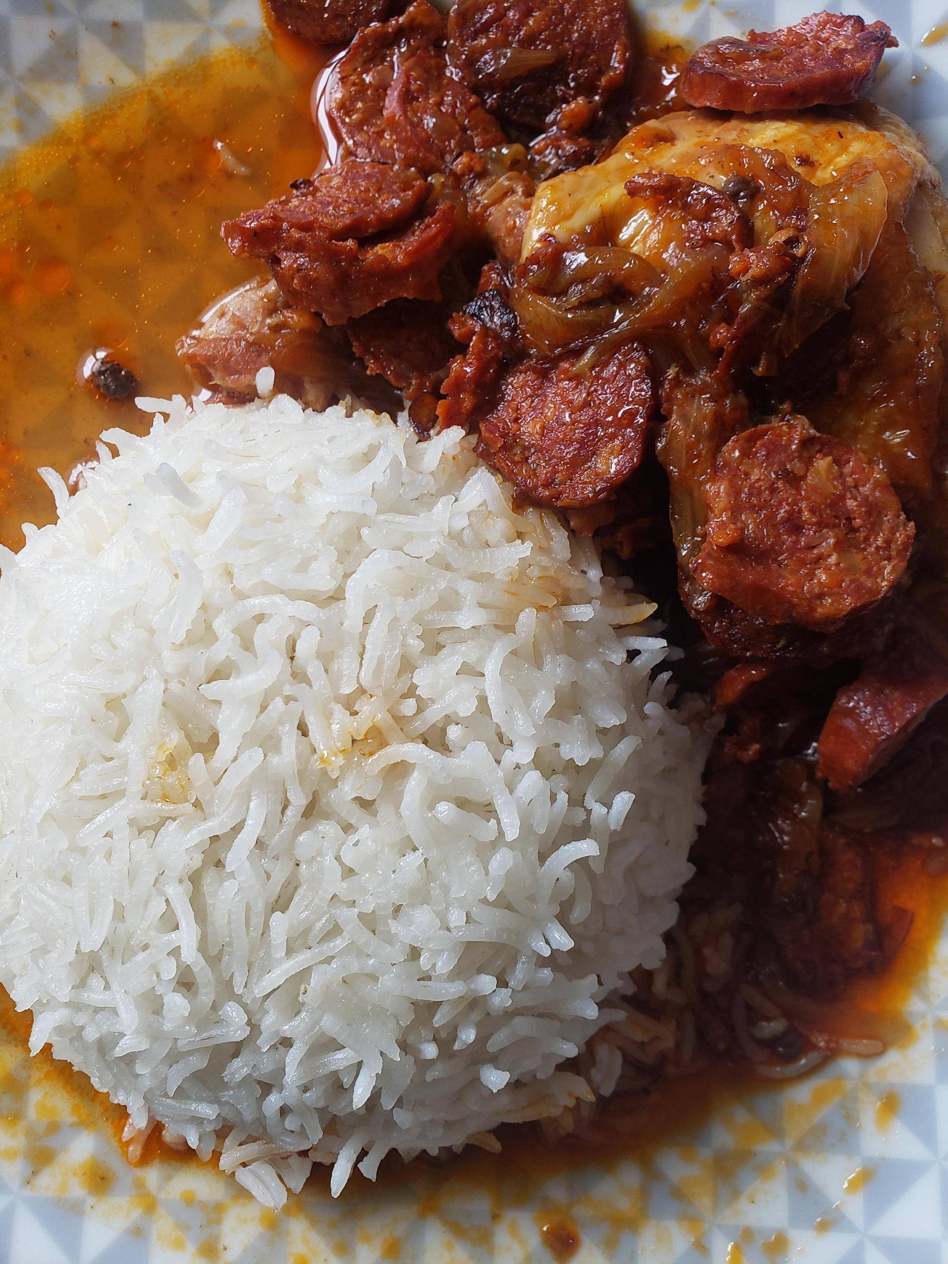 Poulet chorizo et dôme de riz - Recette Cookeo | Moulinex