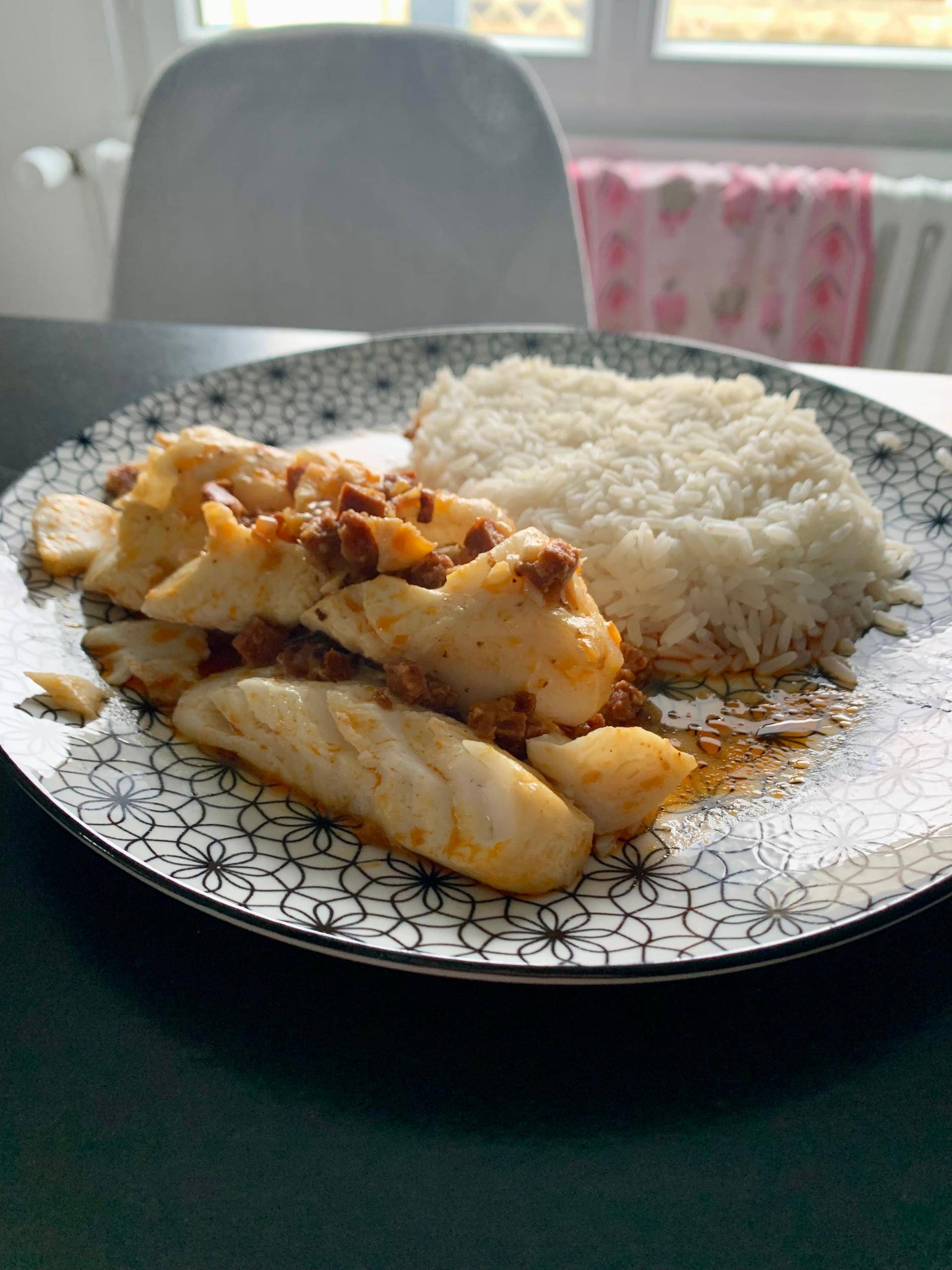 Dos de cabillaud au chorizo - Recette Cookeo | Moulinex