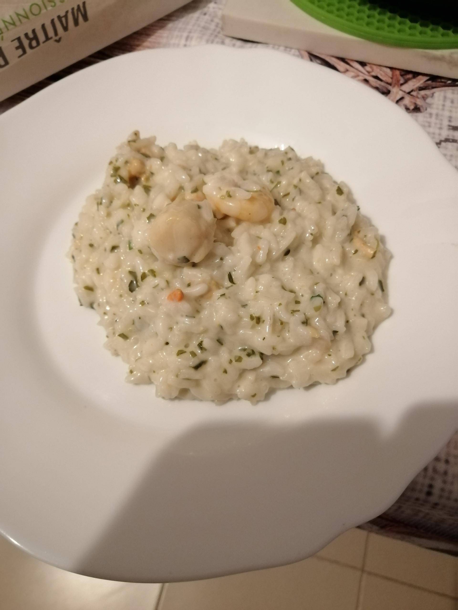 Risotto st jacques crevettes - Recette Cookeo | Moulinex