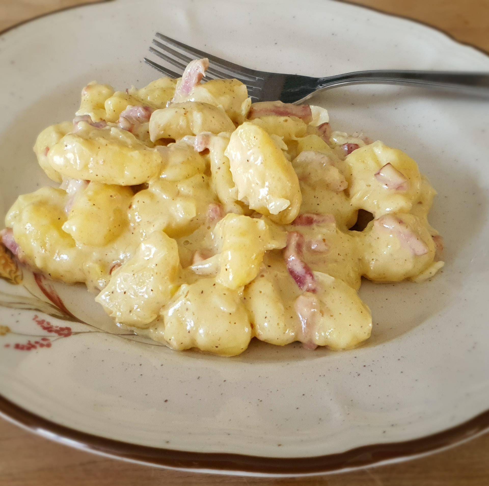 Gnocchi carbonara et crème - Recette Cookeo | Moulinex