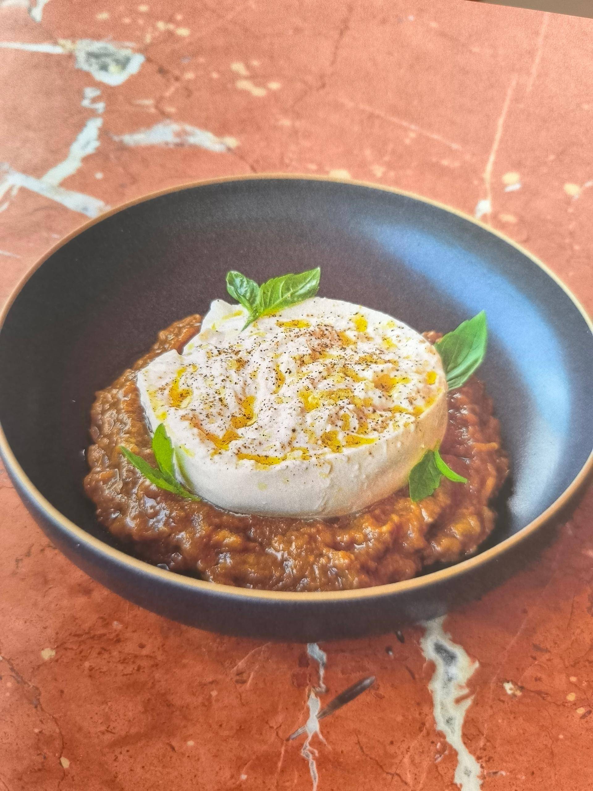 Caviar d'aubergines au curry et burrata - Recette Companion Connect XL | Moulinex