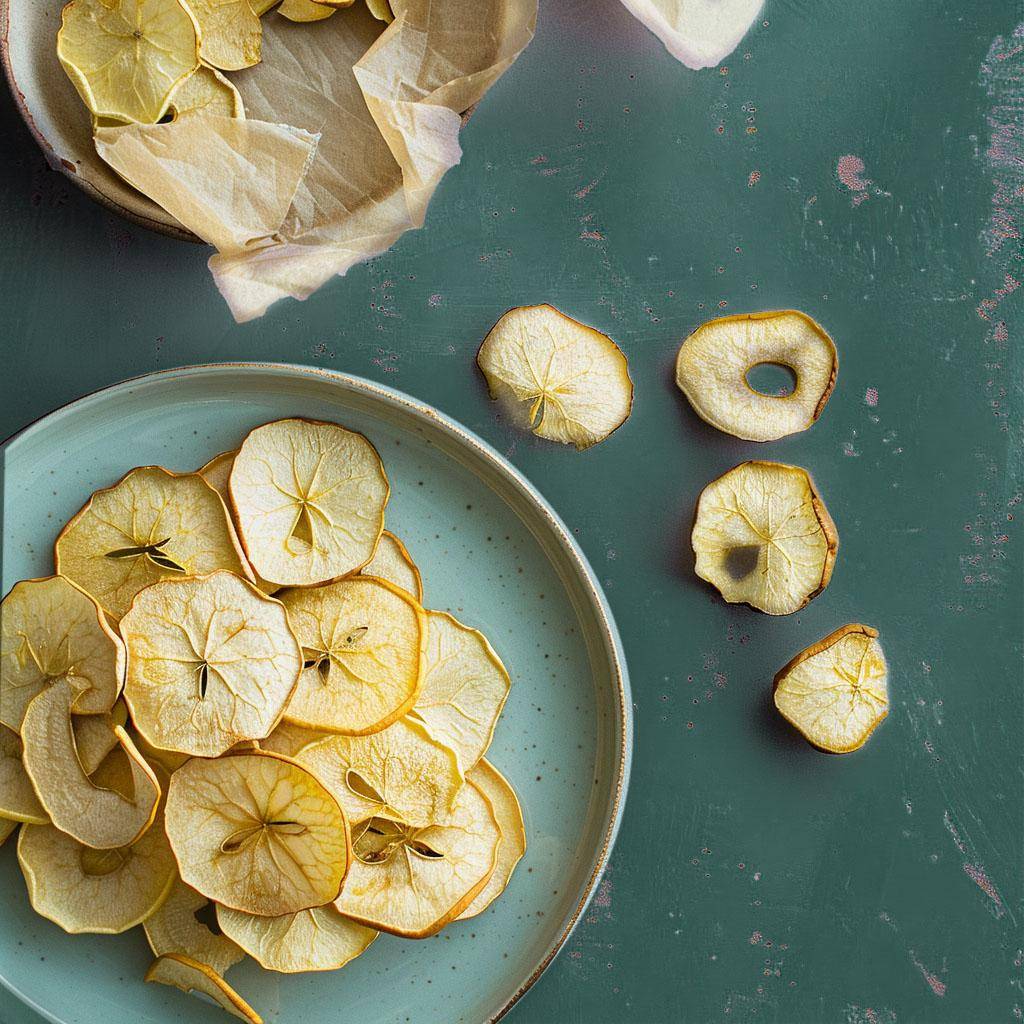 Gedroogde appelschijfjes - Recette Easy Fry XL Surface | Moulinex