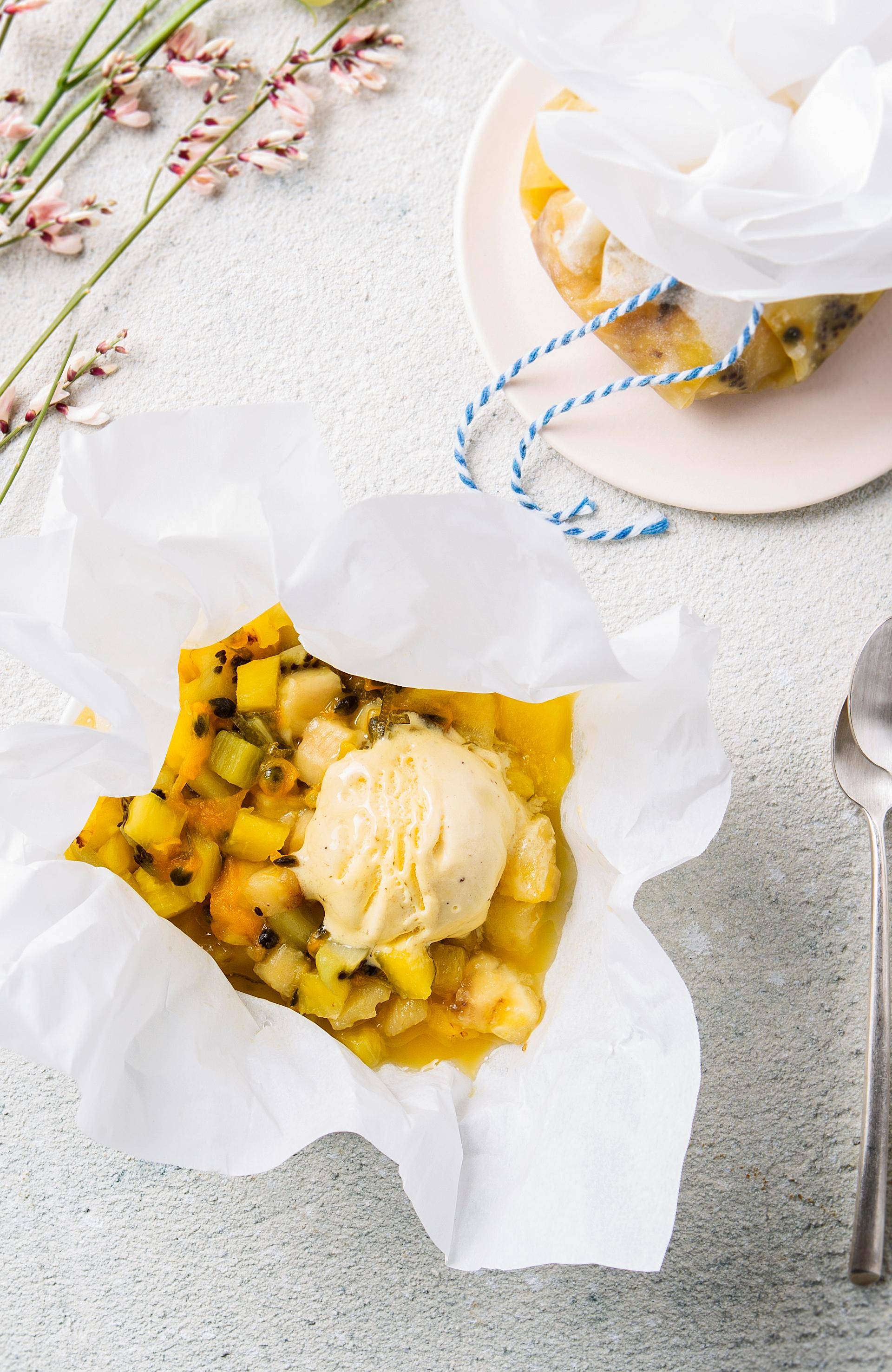 Papillotes de fruits exotiques - Recette Cookeo | Moulinex
