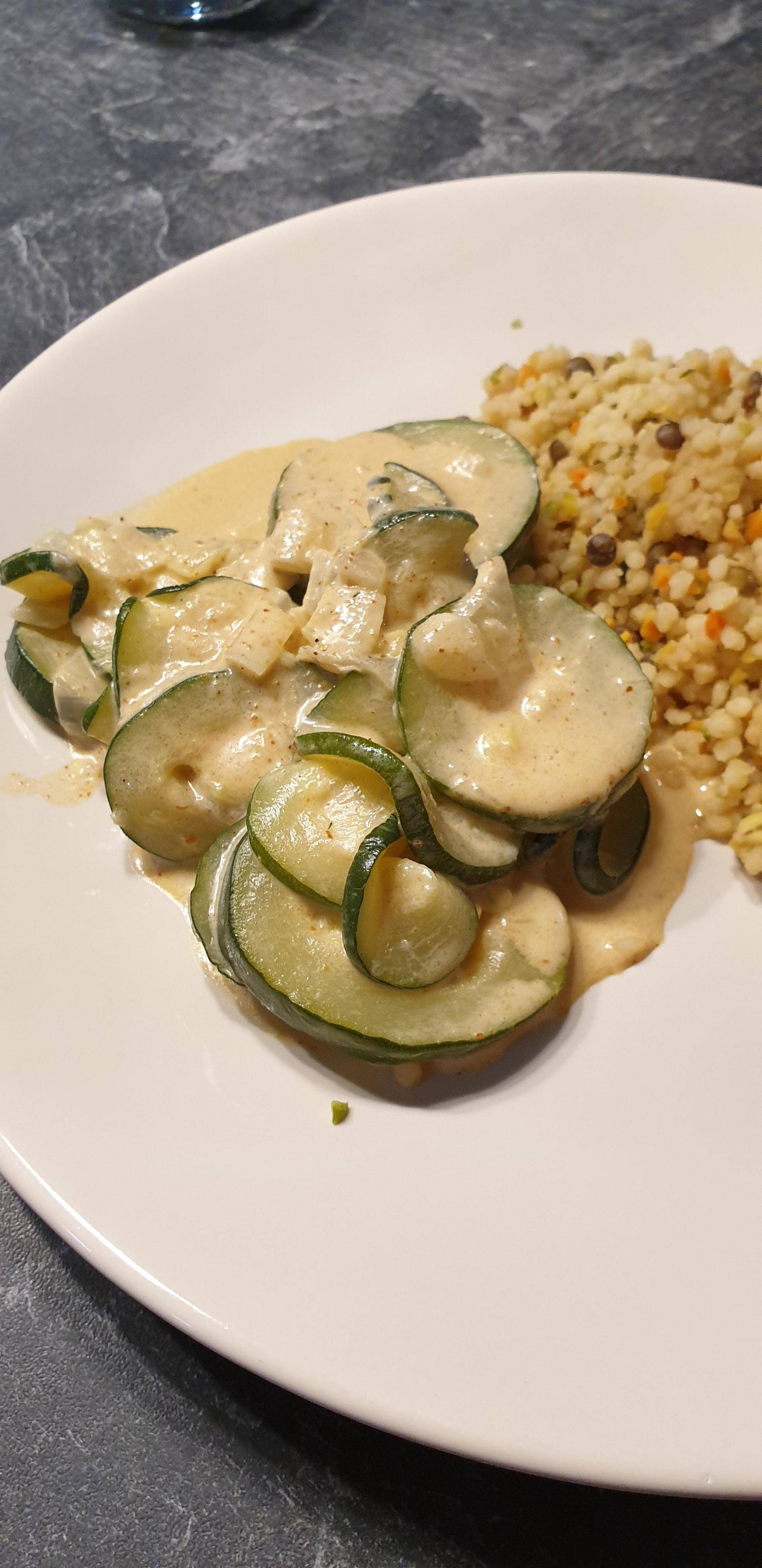 Courgettez lait de coco curry - Recette Cookeo V3 | Moulinex