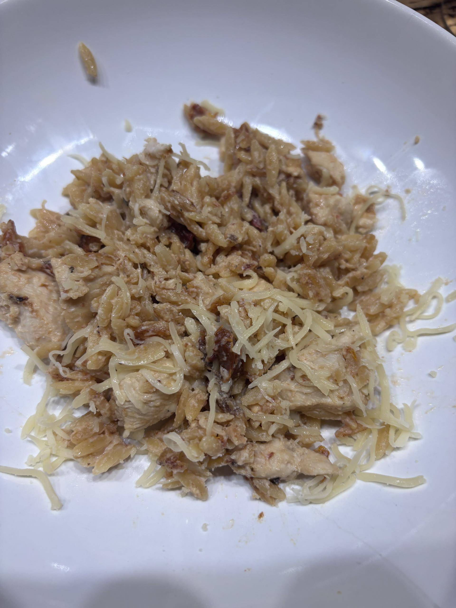 Orzo crémeux au poulet et tomates séchées - Recette Cookeo V3 | Moulinex
