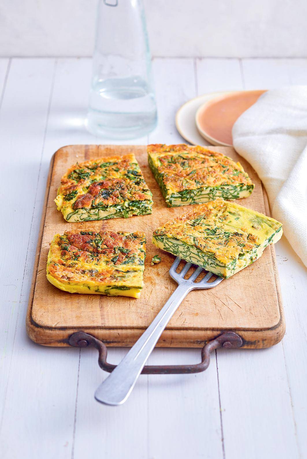 Frittata aux épinards - Recette EASY FRY & GRILL 2 in 1 MECHANICAL | Moulinex