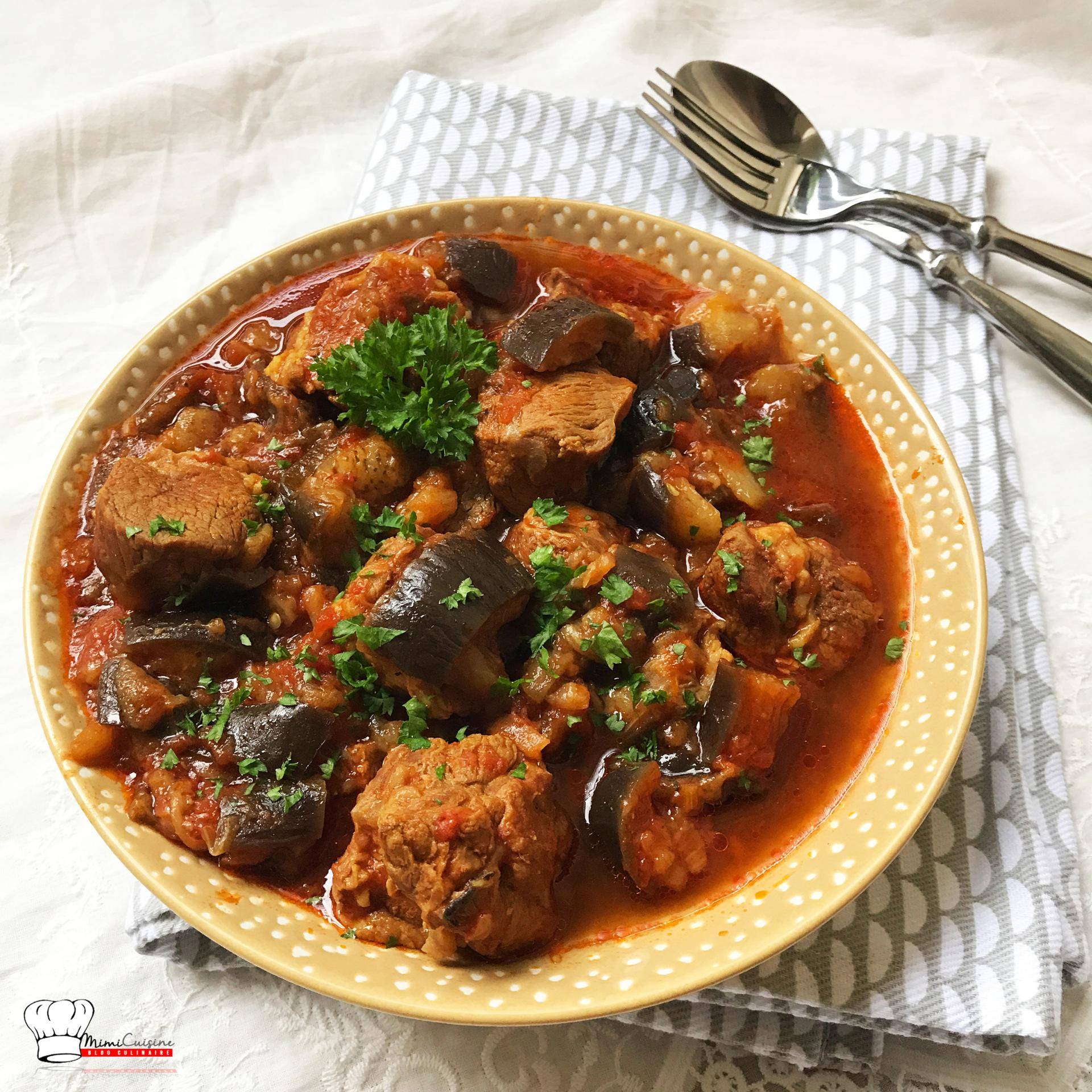 Sauté d'agneau et aubergines fondantes - Recette Cookeo | Moulinex