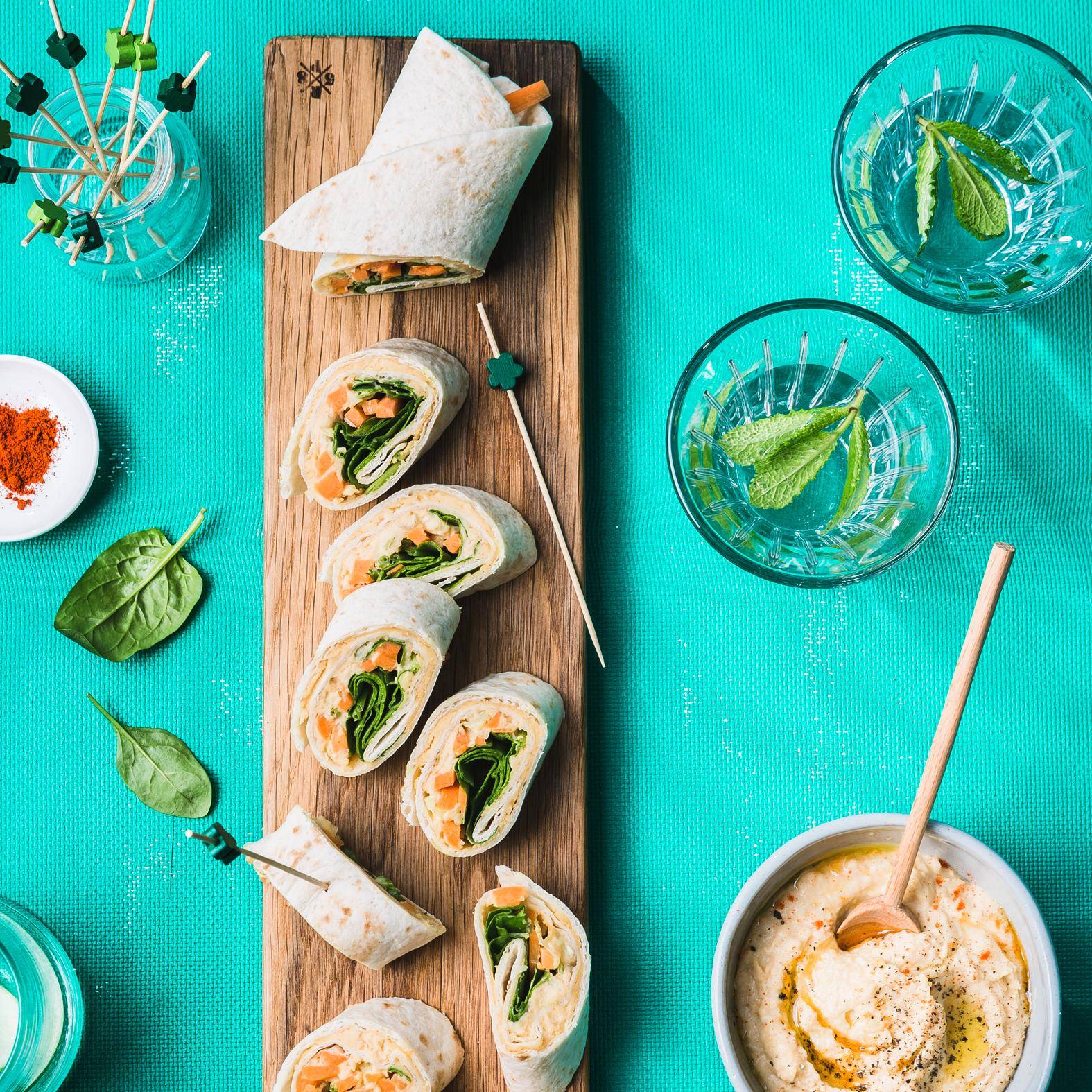 Wraps de pois chiches - Recette Cookeo V3 Mini | Moulinex
