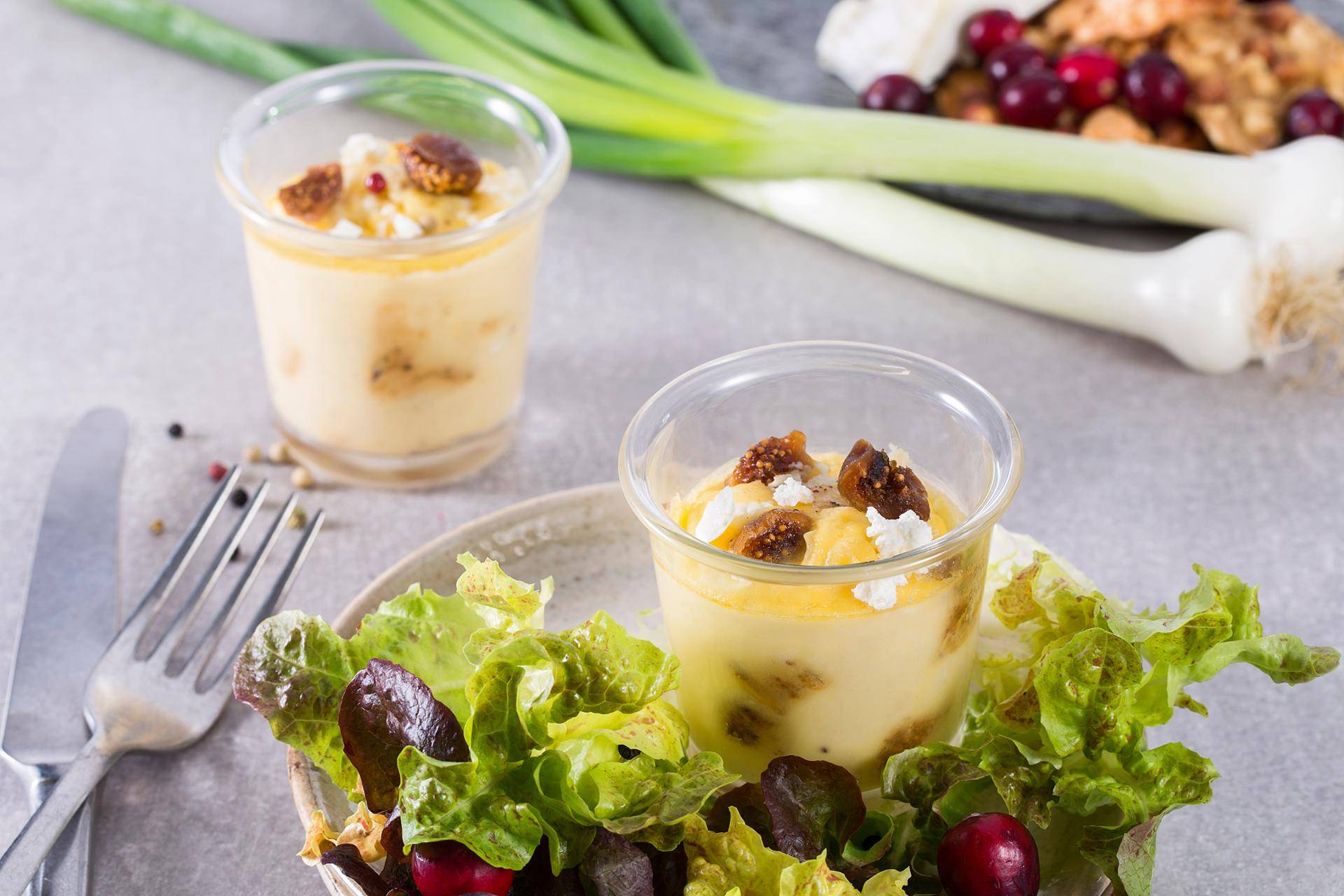 Clafoutis chèvre et figue - Recette Cookeo | Moulinex