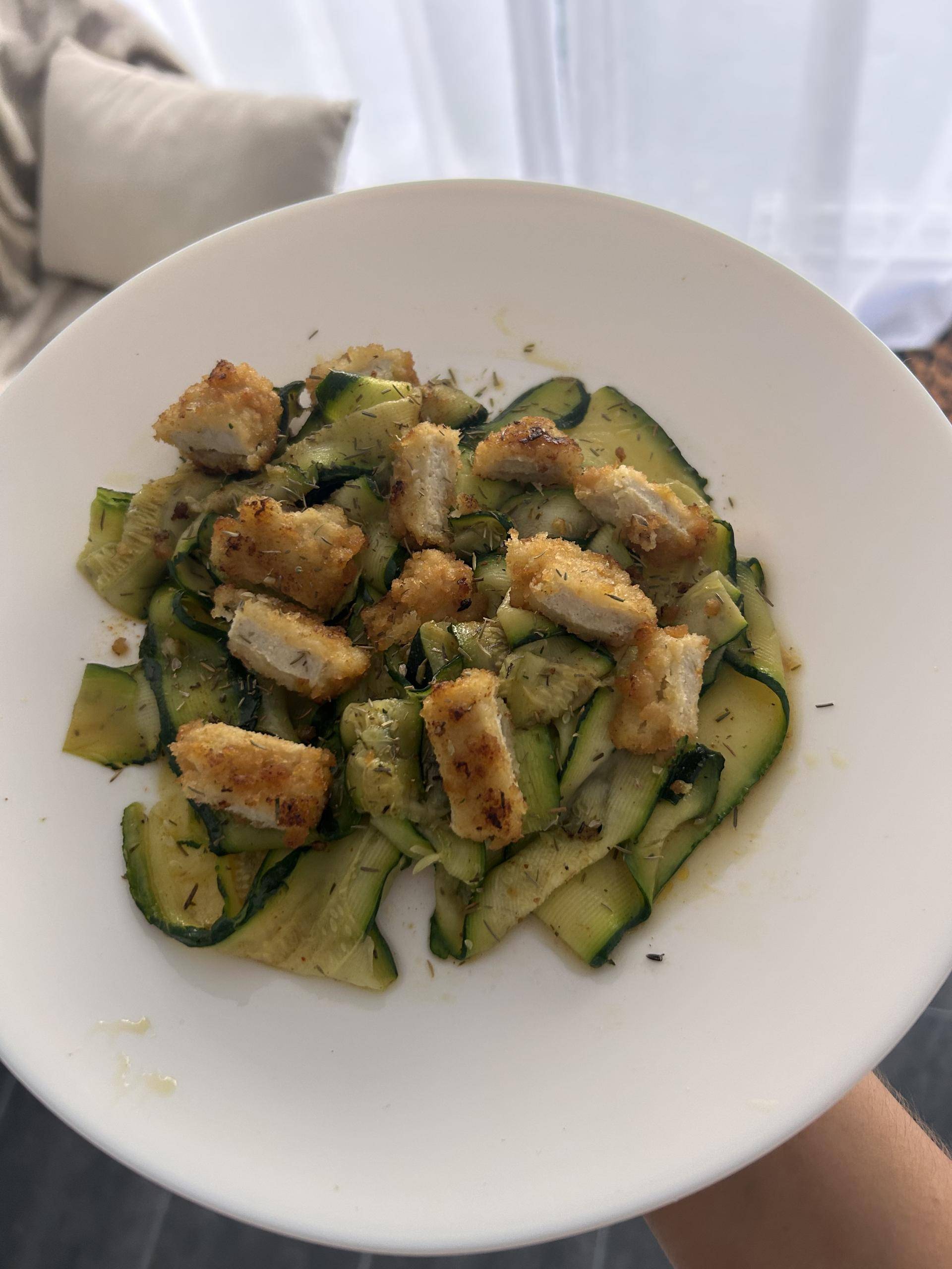 Tagliatelles de courgettes et filets de poulet - Recette Cookeo Infinity Autostir | Moulinex