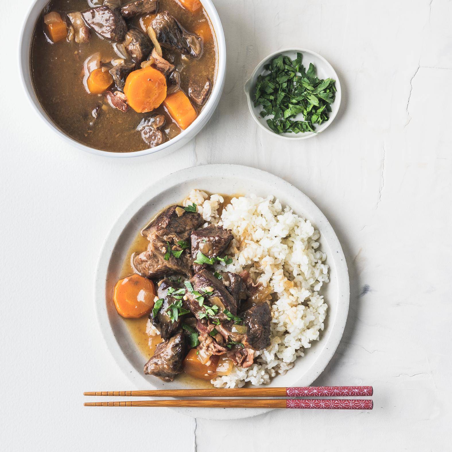 Japanse stoofpot van rundvlees - Recette Cookeo | Moulinex