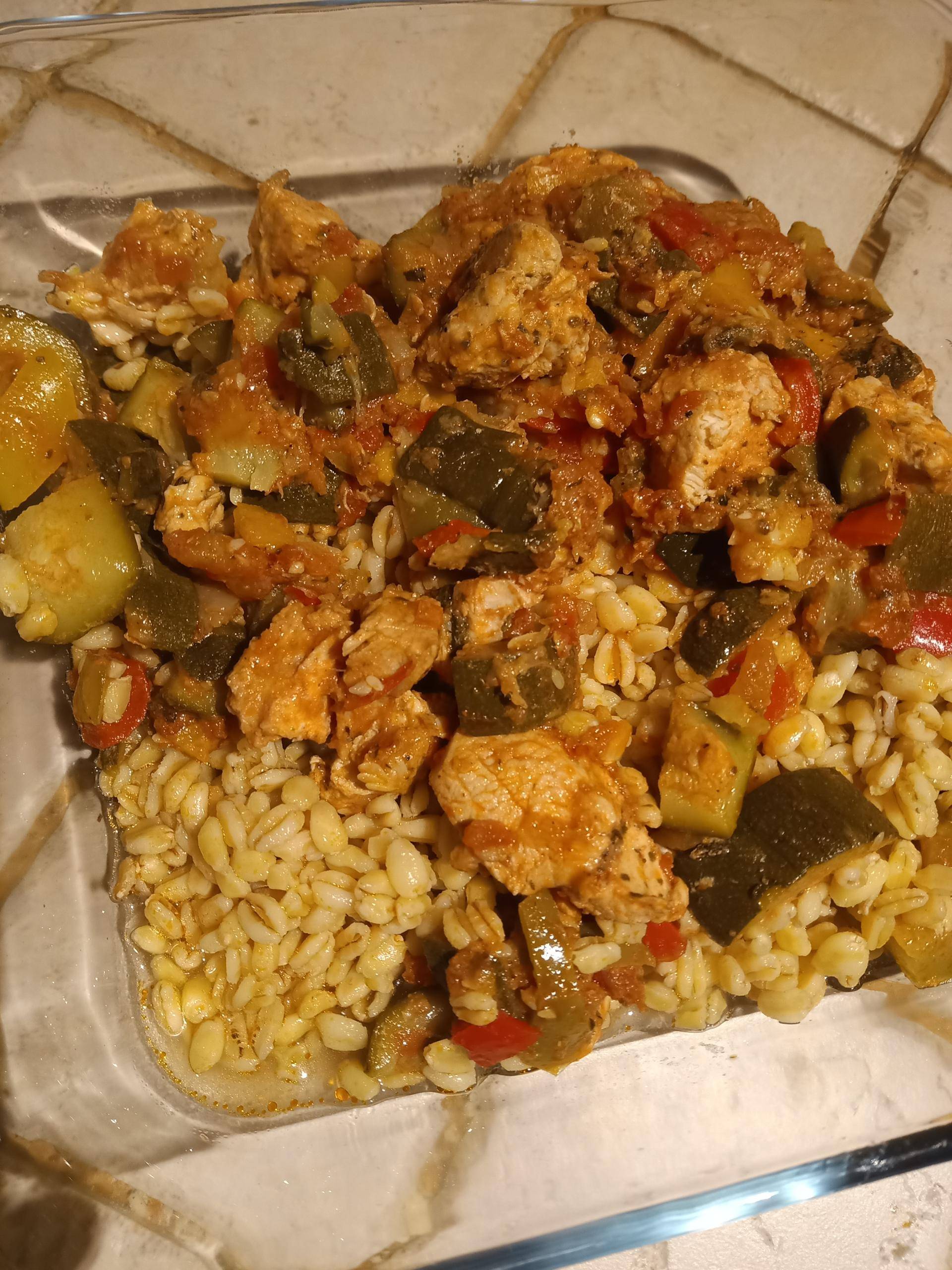 Filet de poulet façon ratatouille - Recette Cookeo | Moulinex