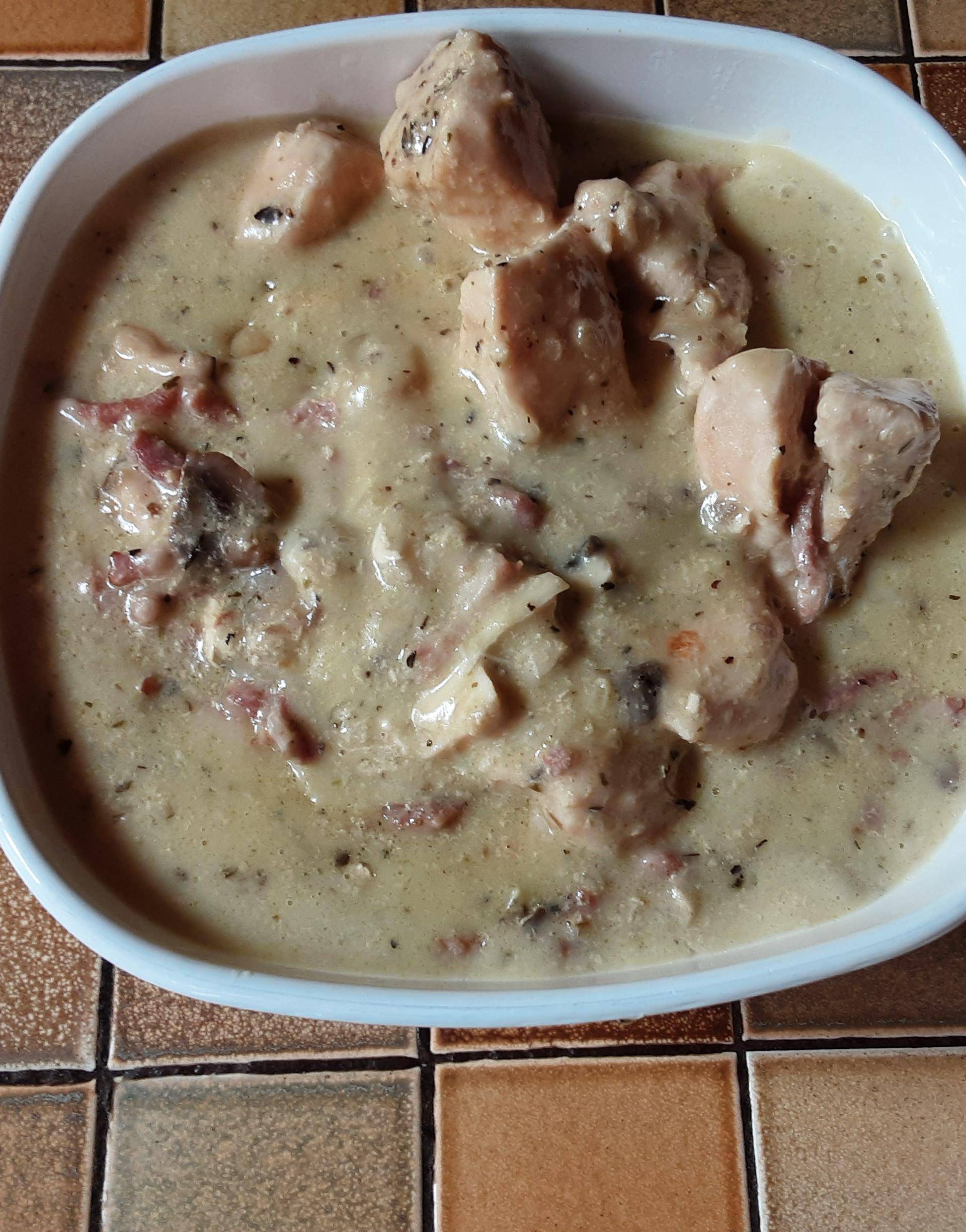 Filet de poulet et riz, crème fraîche citron - Recette Cookeo | Moulinex