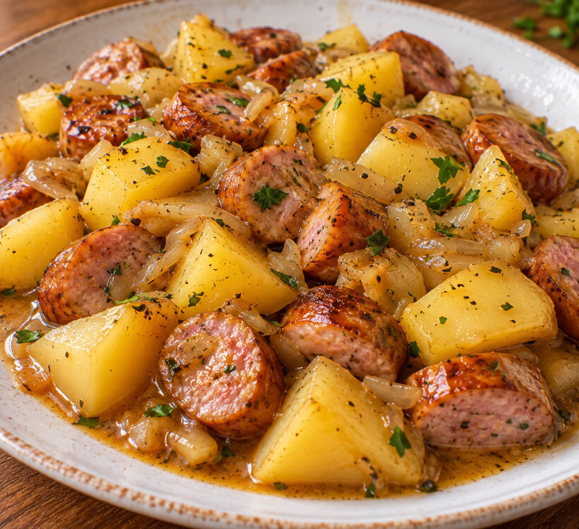 Saucisse pomme de terre - Recette Cookeo | Moulinex