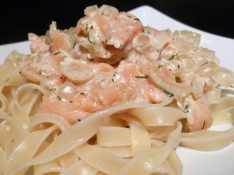 Tagliatelles au saumon - Recette Cookeo V3 | Moulinex