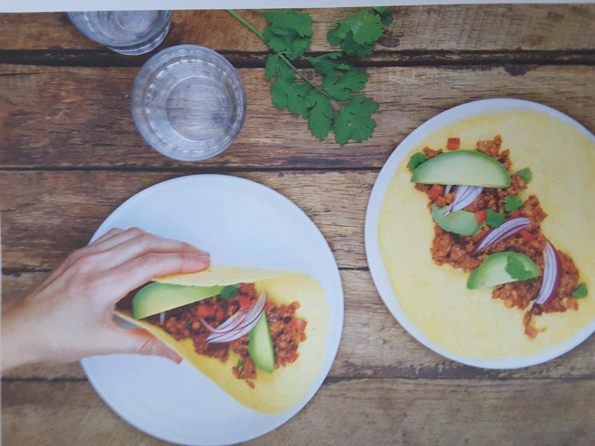 Tacos de porc haché à l'avocat - Recette Companion Connect XL | Moulinex