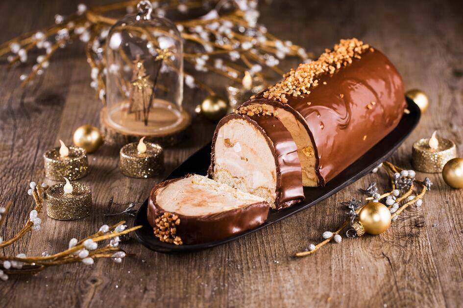 Bûche glacée au marron - Recette Perfectmix Cook | Moulinex