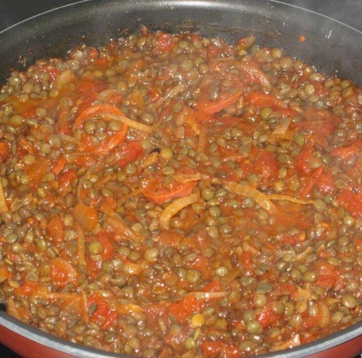 Lentilles vertes au chorizo - Recette Companion Connect XL | Moulinex