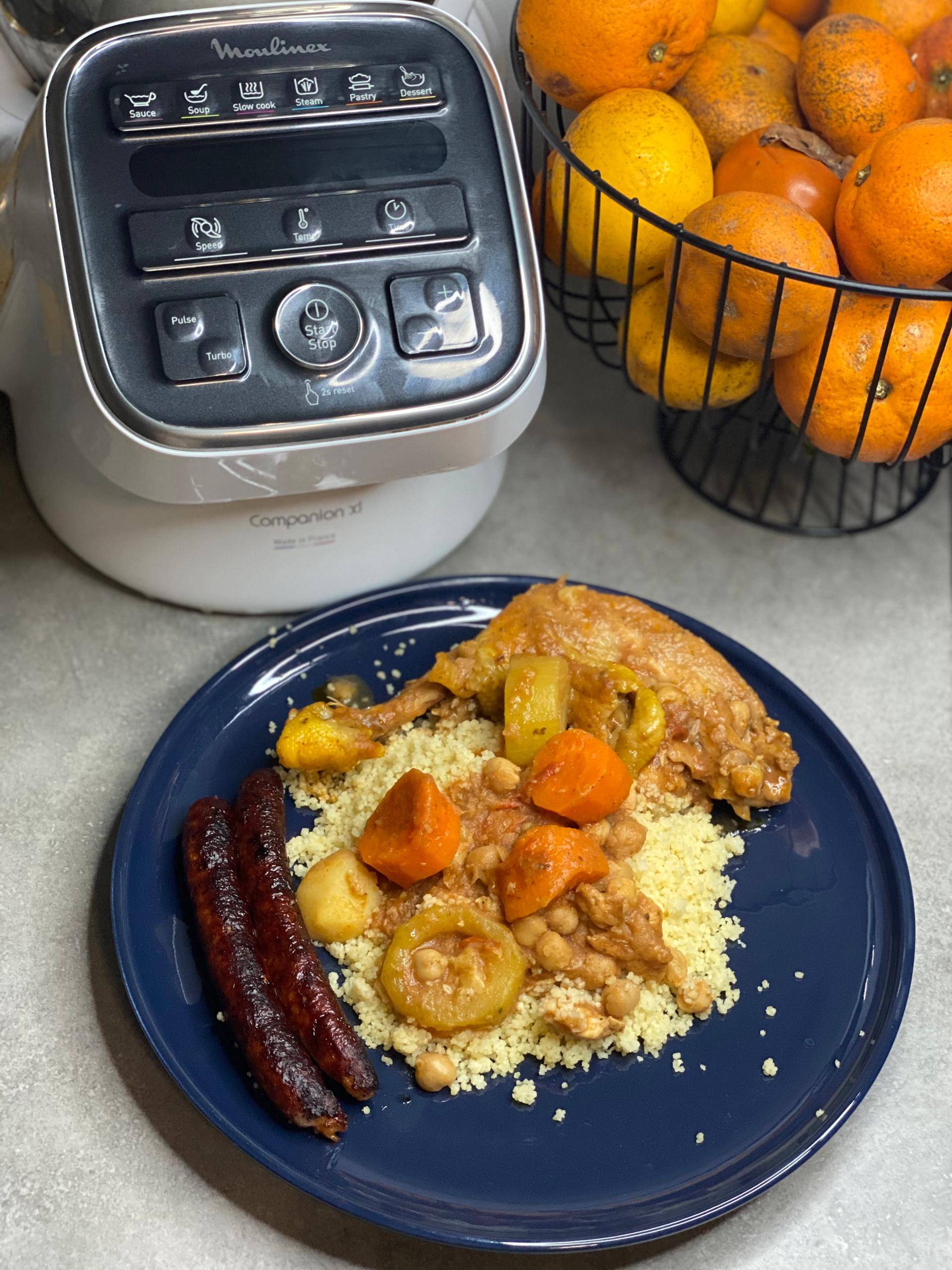 Couscous au poulet - Recette Companion XL | Moulinex
