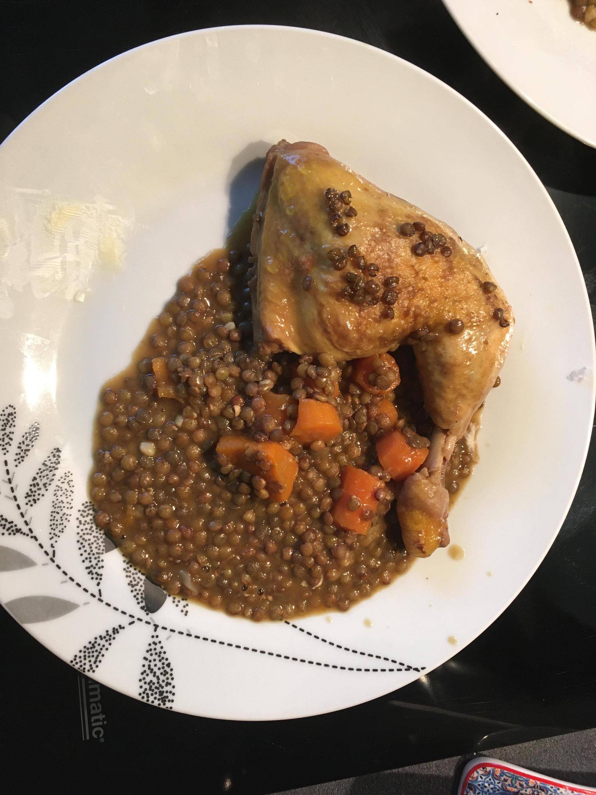 Poulet aux lentilles - Recette Cookeo | Moulinex