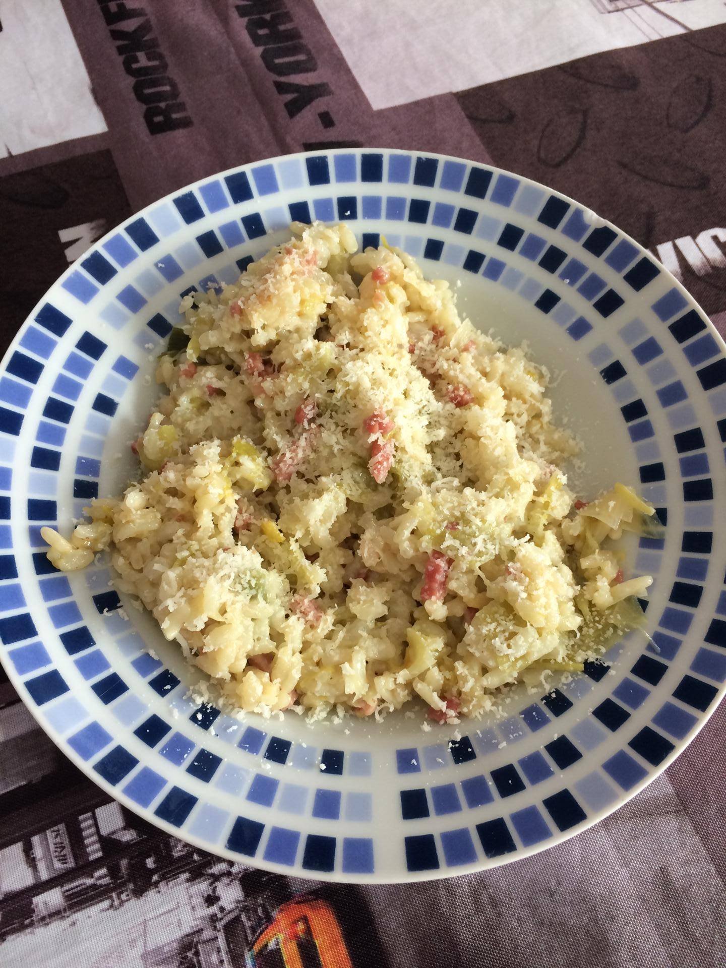 Risotto aux poireaux et aux lardons - Recette Cookeo | Moulinex