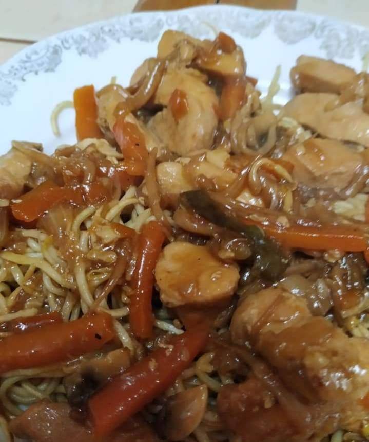 Nouilles chinoise au poulet - Recette Cookeo V3 | Moulinex