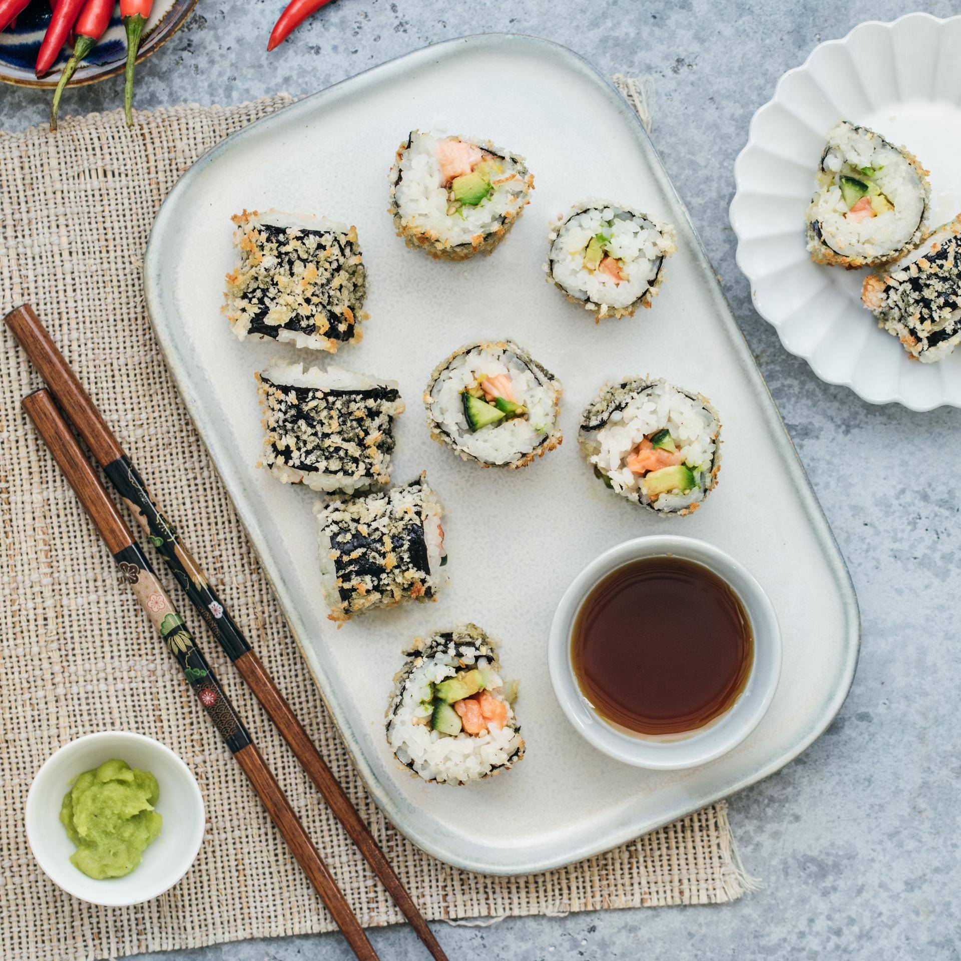 Maki végétarien frit - Recette Easy Fry Mega | Moulinex