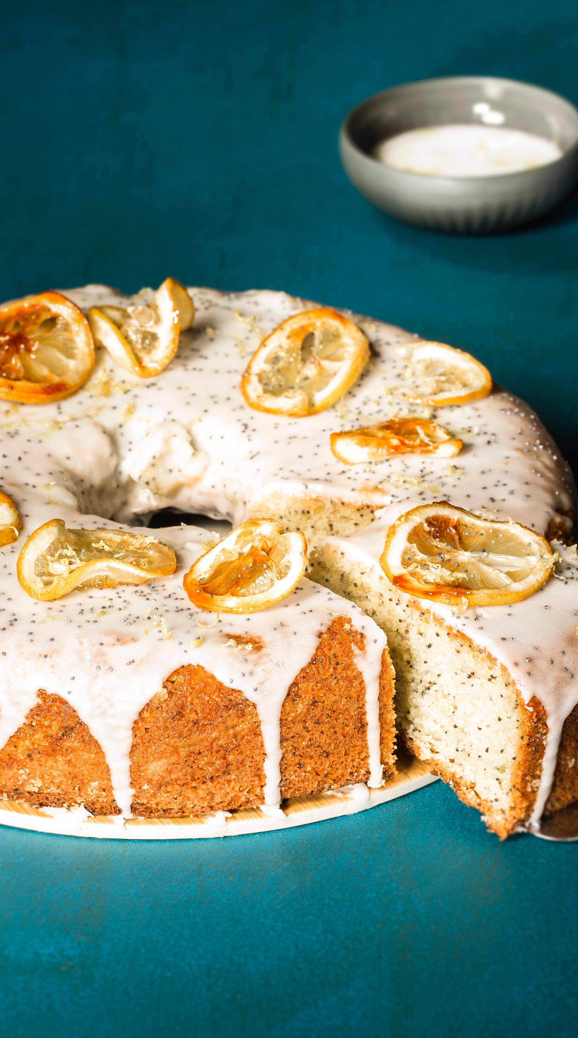 Citroen- en maanzaadcake - Recette Actifry Genius XL | Moulinex